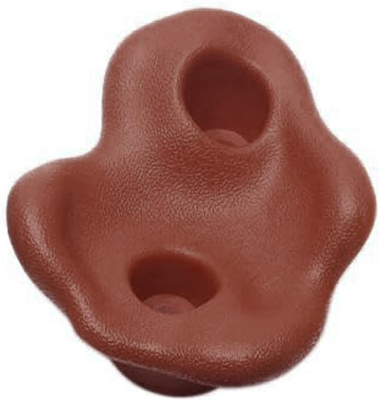 10PCS Rock Climbing Holds, PE Rock Climbing Holds, Ergonomic Comfortable Hand Feeling Climbing Rock Wall Grips for Indoor Outdoor (Coffee)