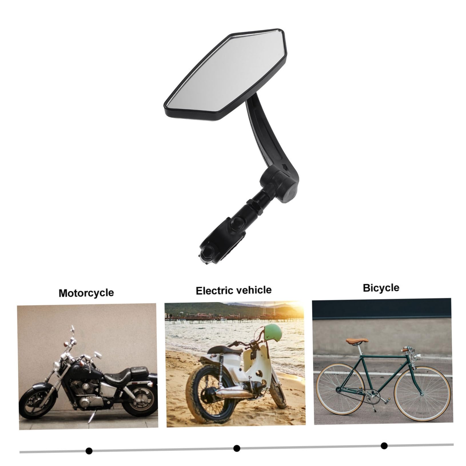 UPKOCH 5 Pièces Rétroviseur de Vélo pour Cyclisme Accessoire pour Vélo de Route