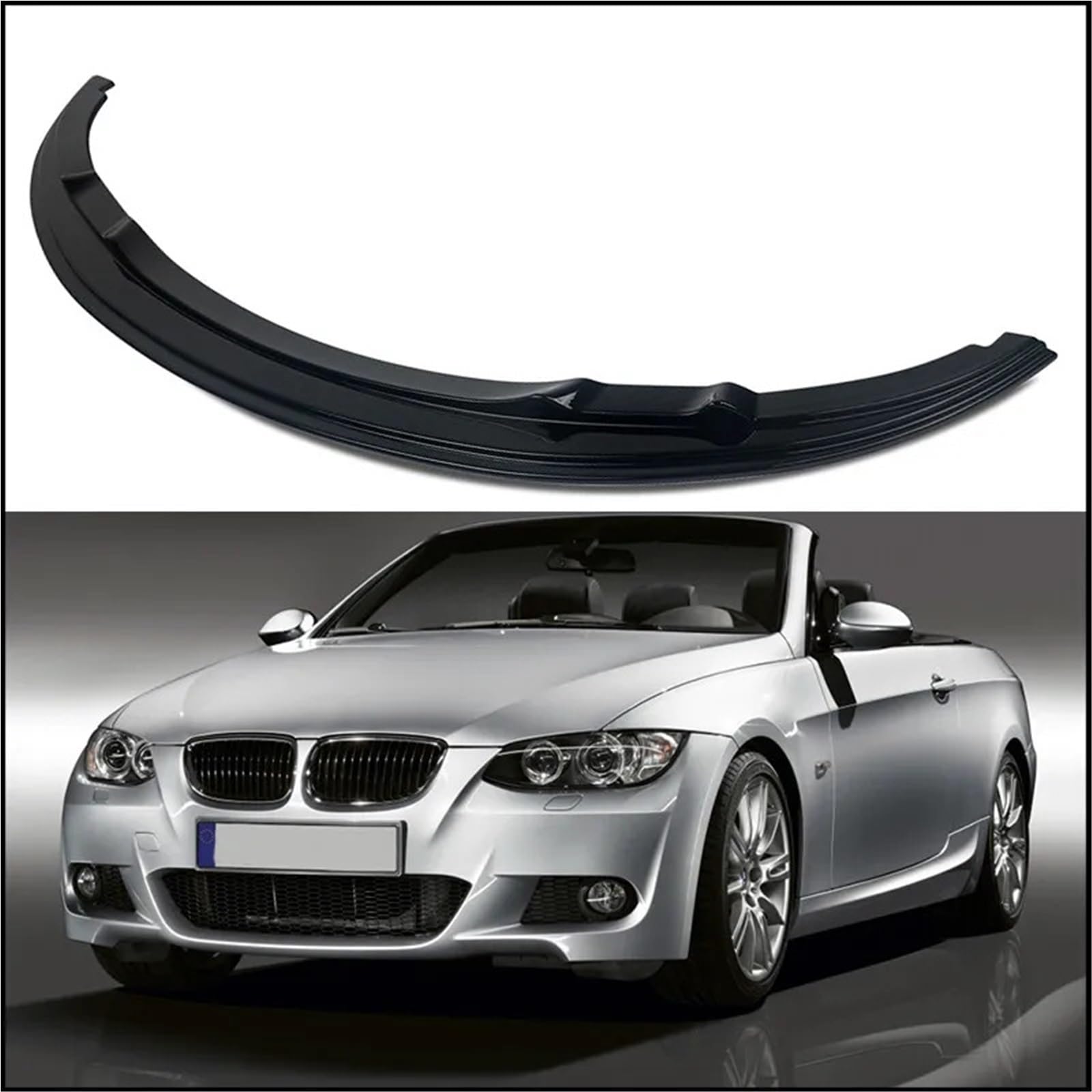 splitter aerodynamiczny Pasuje do BMW SERIA 3 E92 E93 Przedni zderzak 320i 325i M SPORT kabrioletu 2006 2007 2008 2009