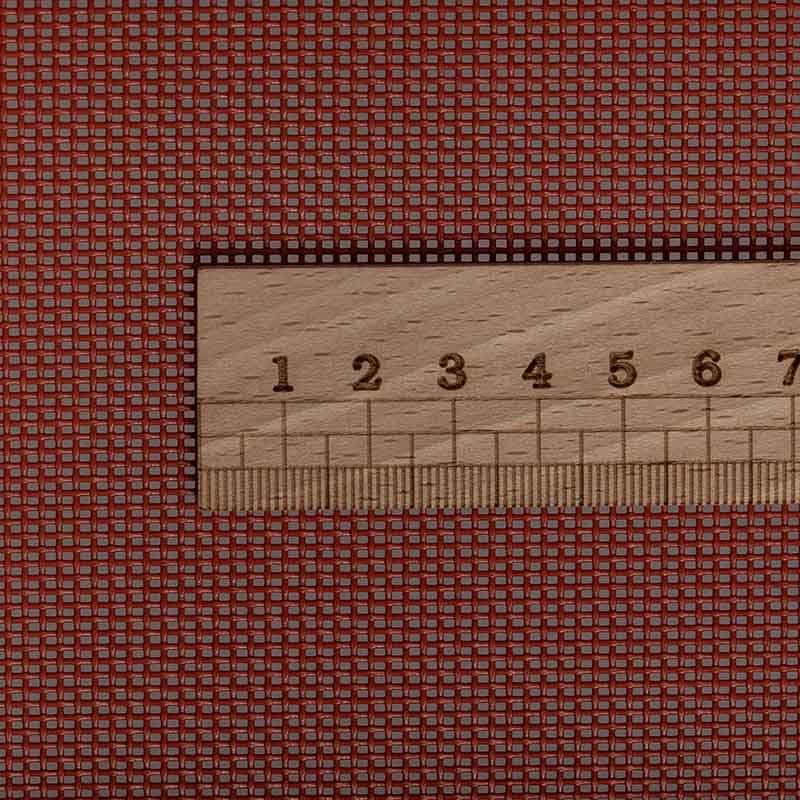 artapisserie.fr Toile Grille textilène Ocre Rouge pour mobilier extérieur, Le mètre