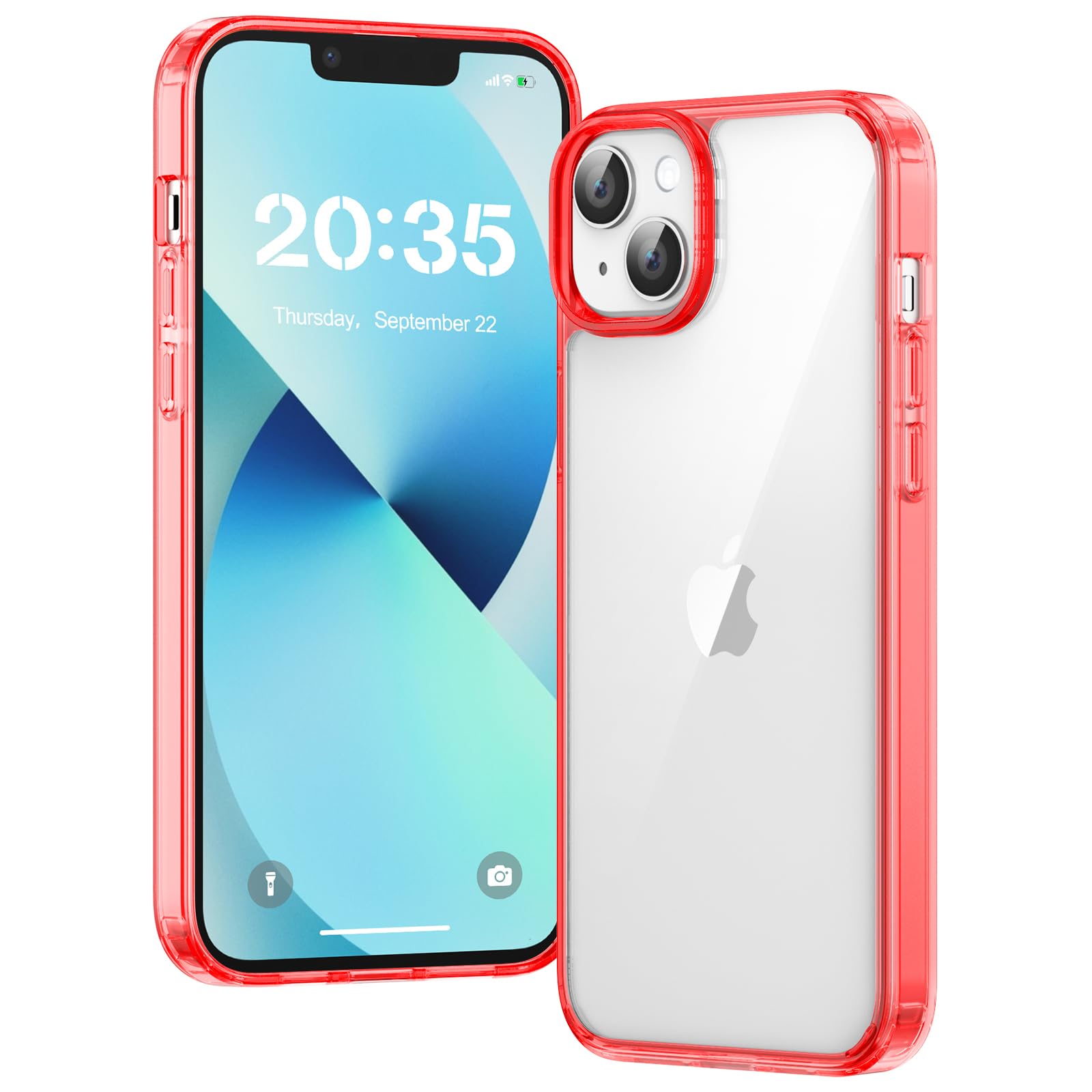 Clear Case for iPhone 15, Ultra Thin, Shockproof TPU Cover, Anti-Yellowing, Crystal Clear, Phone Case for Apple iPhone 15 - Clear — view 617