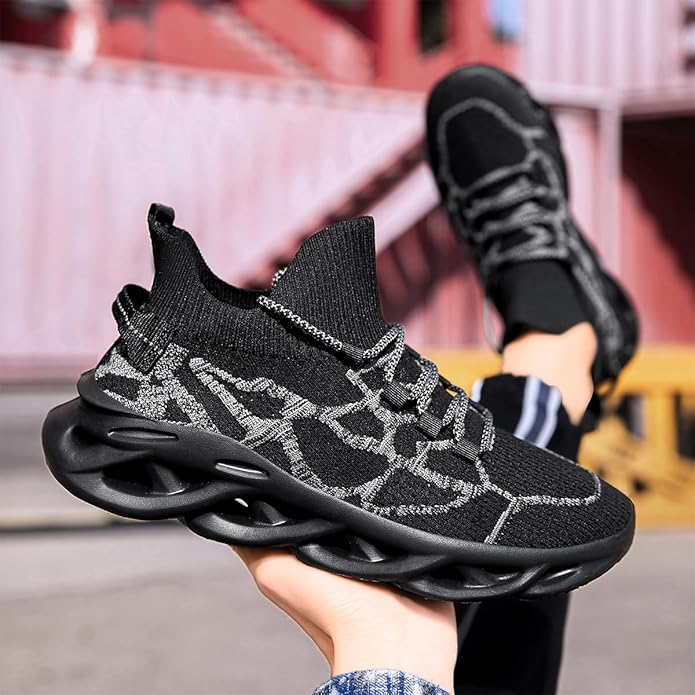Image of Mens Running Walking Tennis Shoes Mens Casual Fashion Gym Hiking Shoes for Men Sneakers Work Breathable Comfortable Lightweight