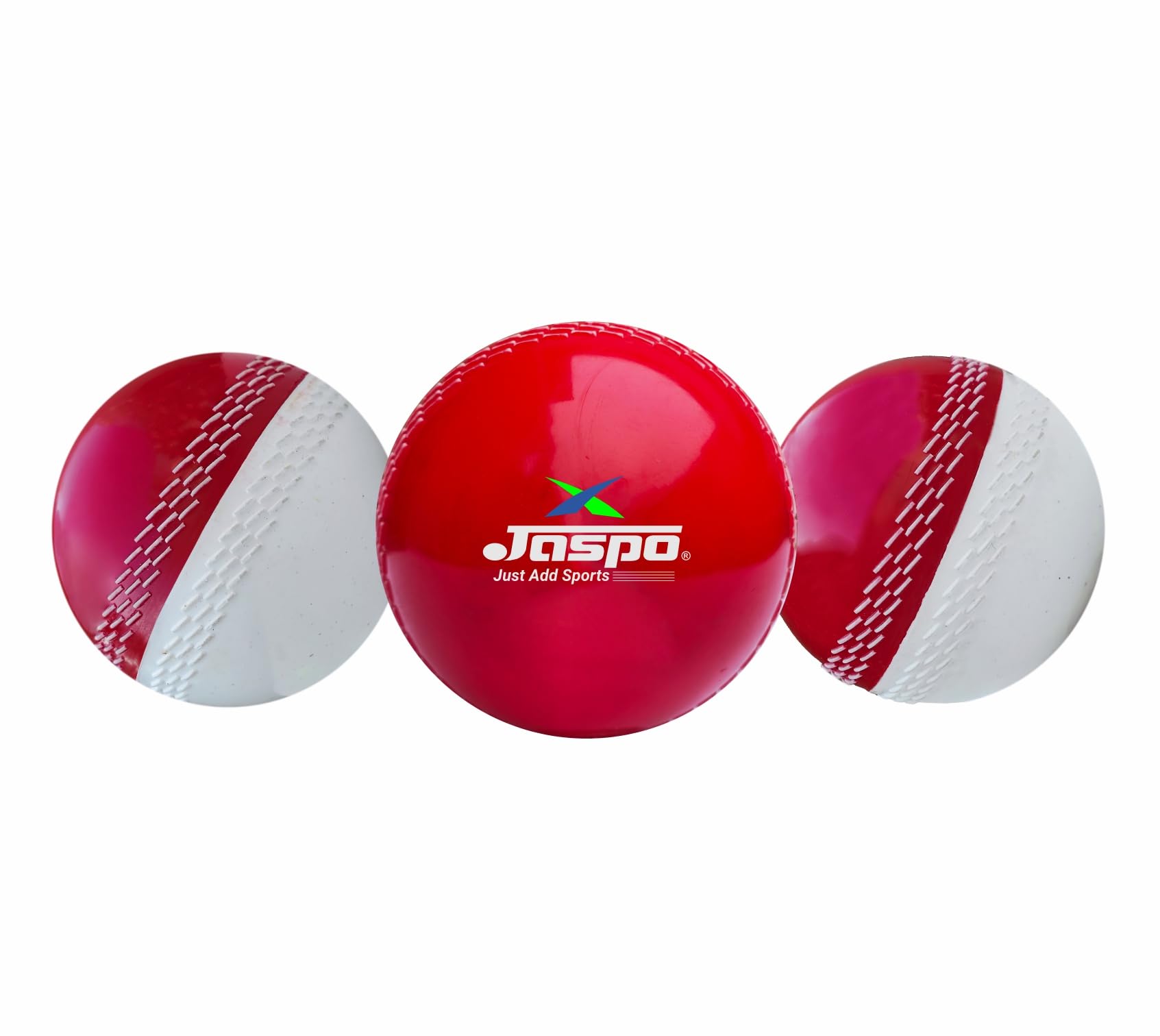 jaspo Hard Hit Synthetic Cricket Ball with Hard Surface and PU Inner core, Recommended to Play with Wooden bat, Ideal for Batting Practice (Dual Color (Pack of 3)) (B0D7QCPCWF) Amazon Price History, Amazon Price Tracker