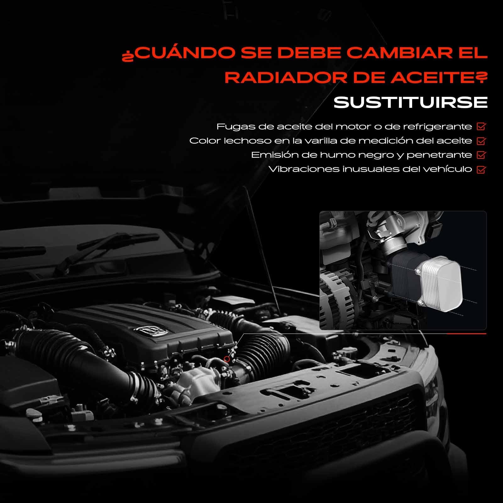 Frankberg Enfriador de aceite de motor 5989070231 | Compatible con: Astra H GTC A04, Vagón BLS, Astra H Twintop A04, 9-3 Familiar E50, Vectra C CC Z02, Caravana Astra H A04
