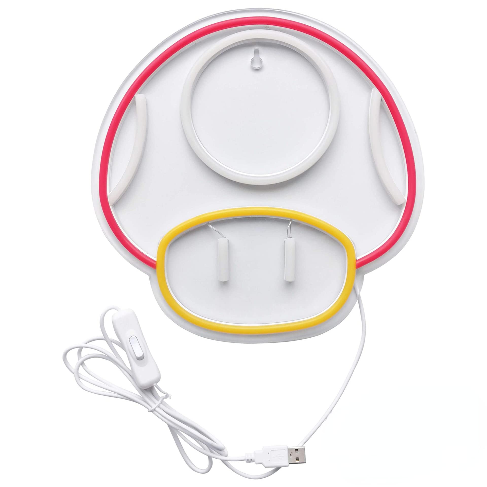 Segno al Neon del Fungo Per la Decorazione Della Parete,Segno luminoso del Neon del Fungo del LED,Per la Decorazione Della Parete,Camera da letto, Soggiorno,Decorazione di Nozze (Stile 1