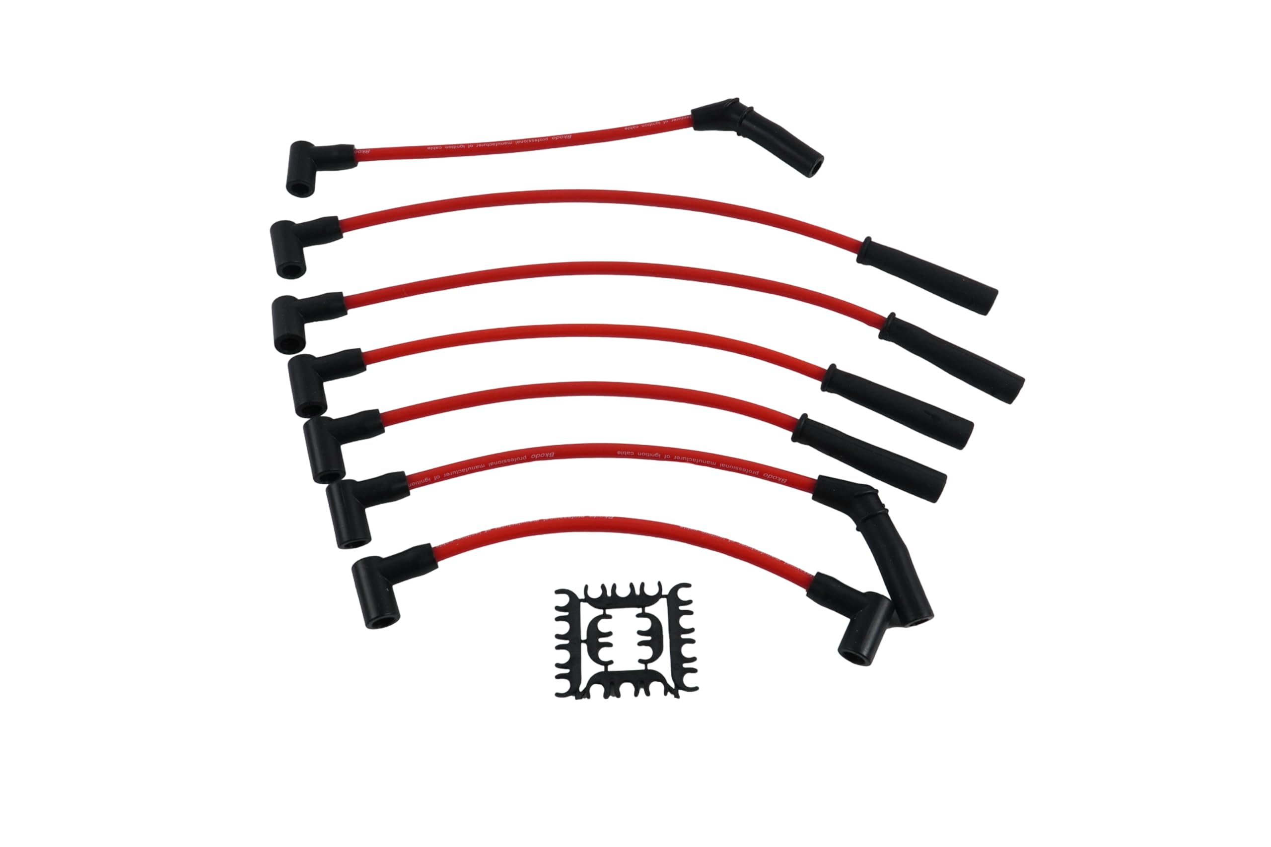 Ignition Spark Plug Wires Set of 7 Compatible with Jeep Grand Cherokee Comanche TJ Wrangler 4.0L L6-image-42