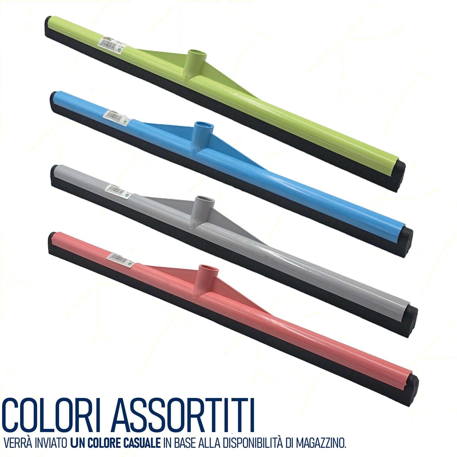 Sicignano Spingiacqua in Plastica con Attacco a Vite Universale, Leggero e Resistente, Colori Assortiti (55 cm)
