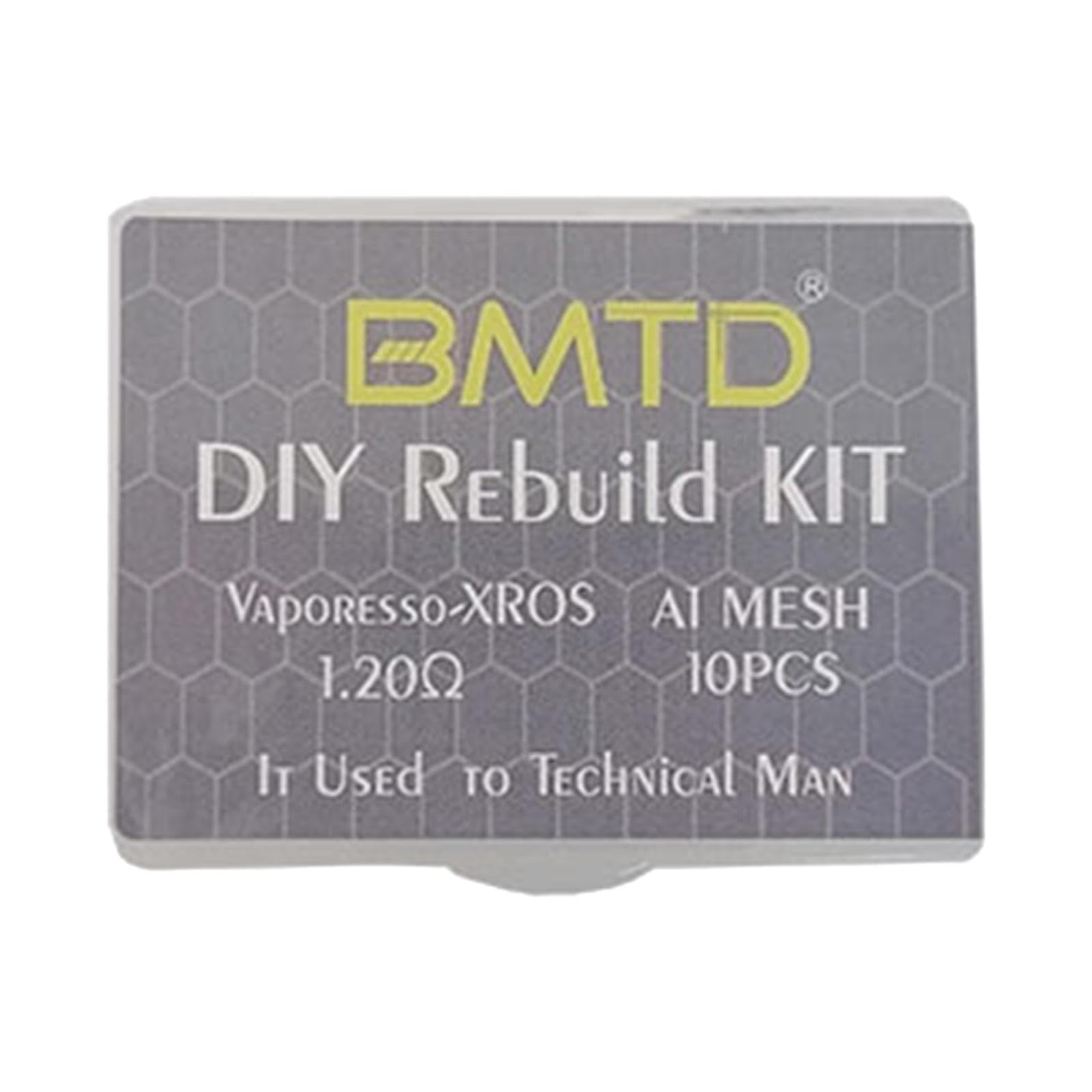 DIY Rebuild Kit NI80 Mesh Coil DIY Tool Accessory Grey XROS 1.2