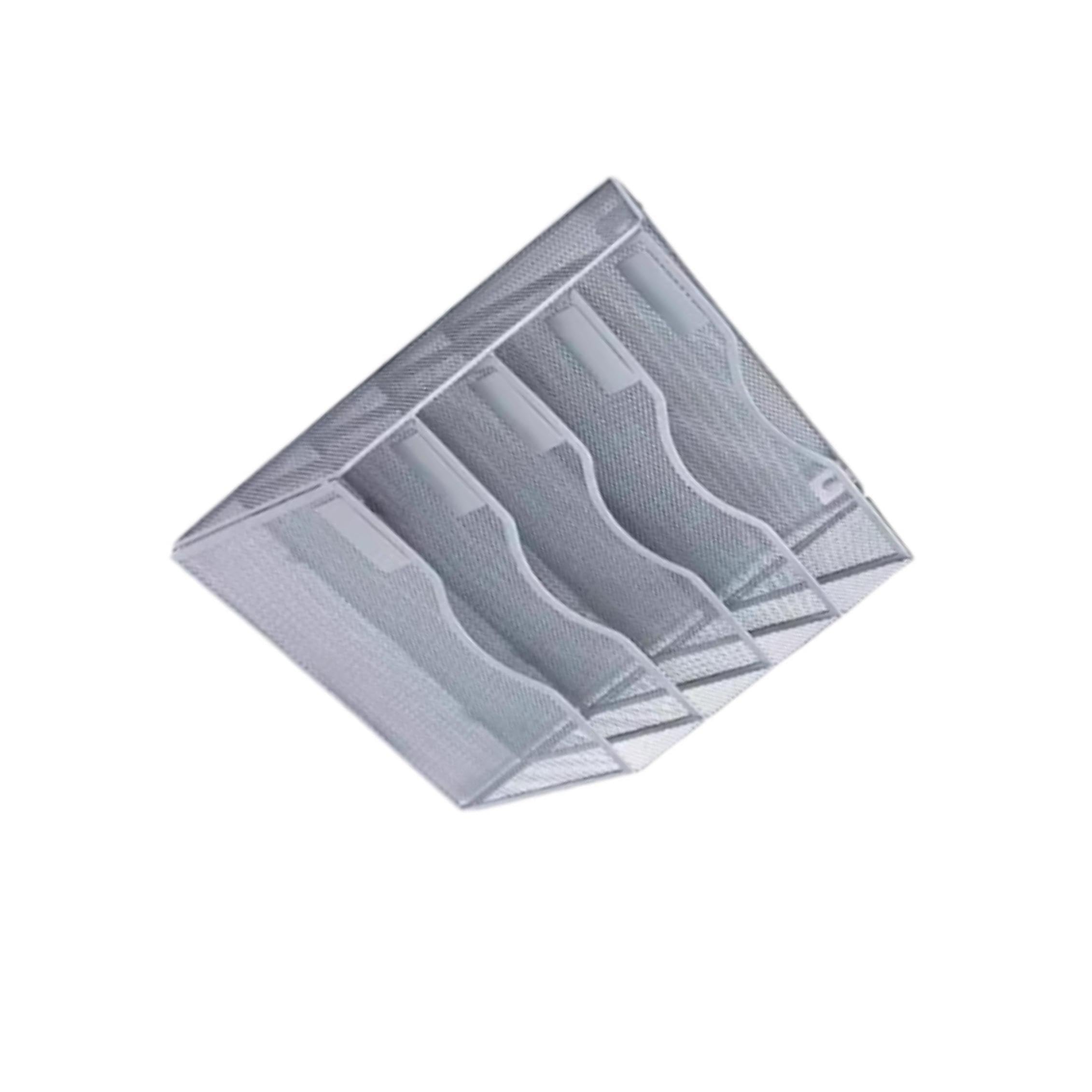 Zanthicia Wall File Holder Vertical Organizer Five Layers Wall Mounted Storage Solution Durable Hollow Mesh Five Layers Structure Of File Holder Provides Large