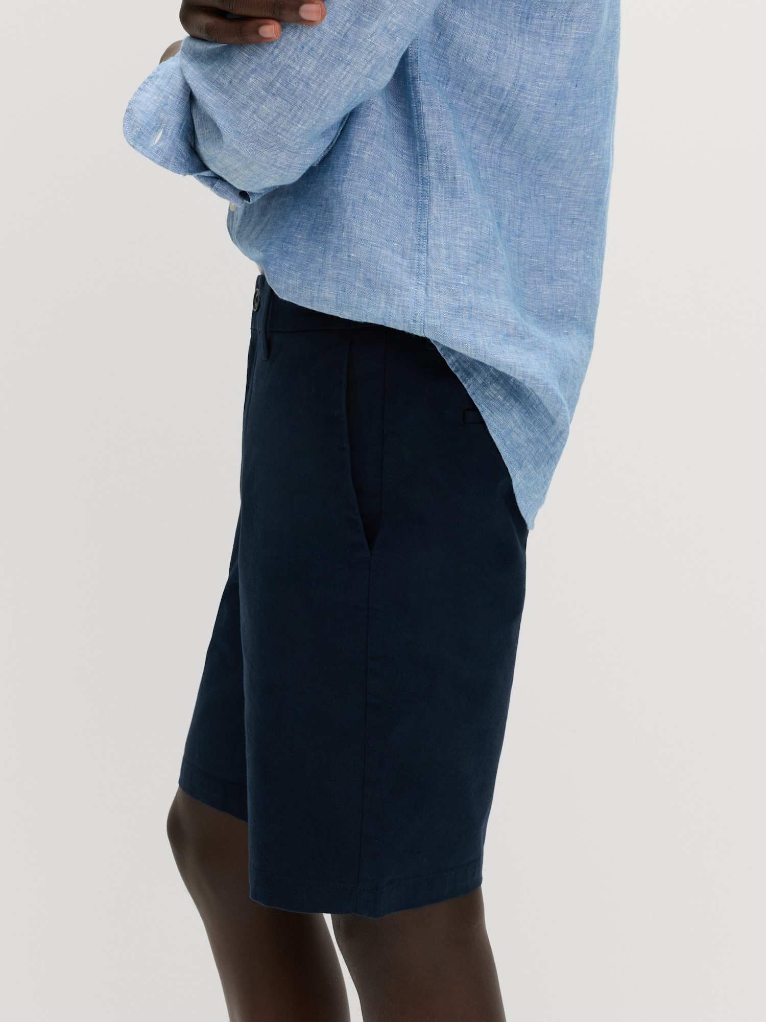 Marks & Spencer Short Chino Homme Coupe Standard avec Stretch