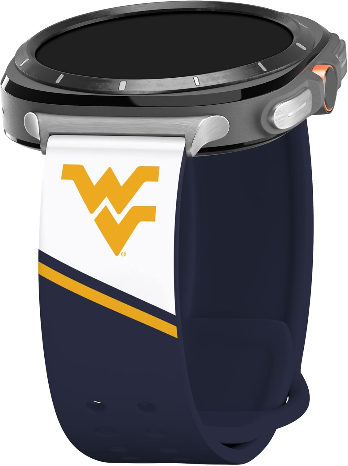 Affinity Bands West Virginia Mountaineers HD Watch Band Compatible with Samsung Galaxy Watch Ultra