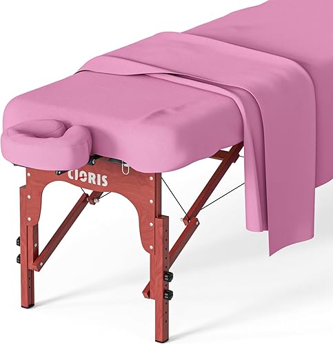 CLORIS Juego de sábanas universales de 3 piezas para mesa de masaje, microfibra suave de alta calidad, incluye funda para mesa de masaje, sábana