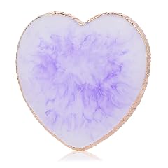 Sibba Resin Nail Art Palette Nail Mixing Palette Polish Color Mixing Plate Golden Edge Nail Holder Display Board