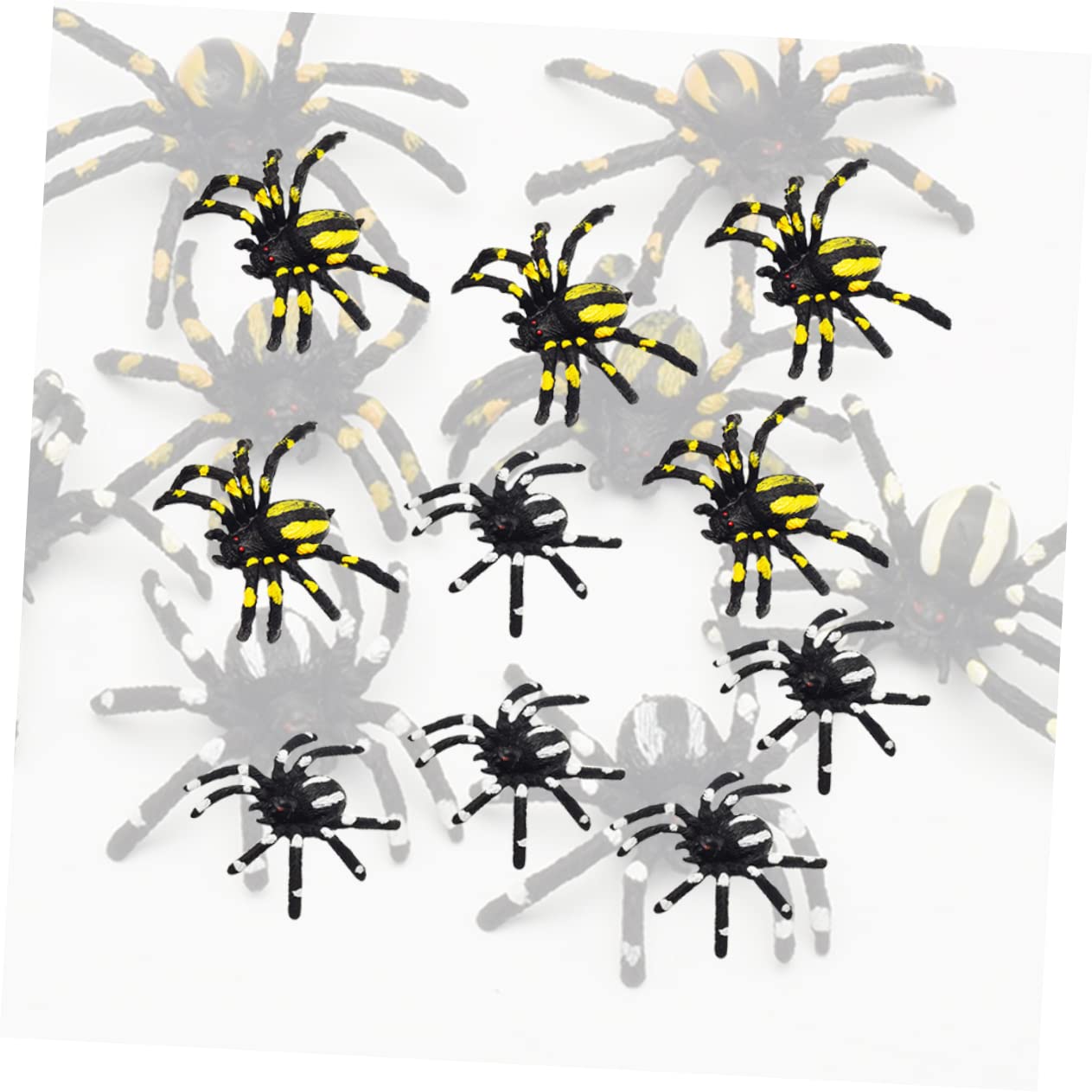 ibasenice 90pezzi Spiders Artificiali Per Halloween Giocattoli Spaventosi Realistici Per Feste e Scherzi Decorazioni Per Party e Eventi Di Paura