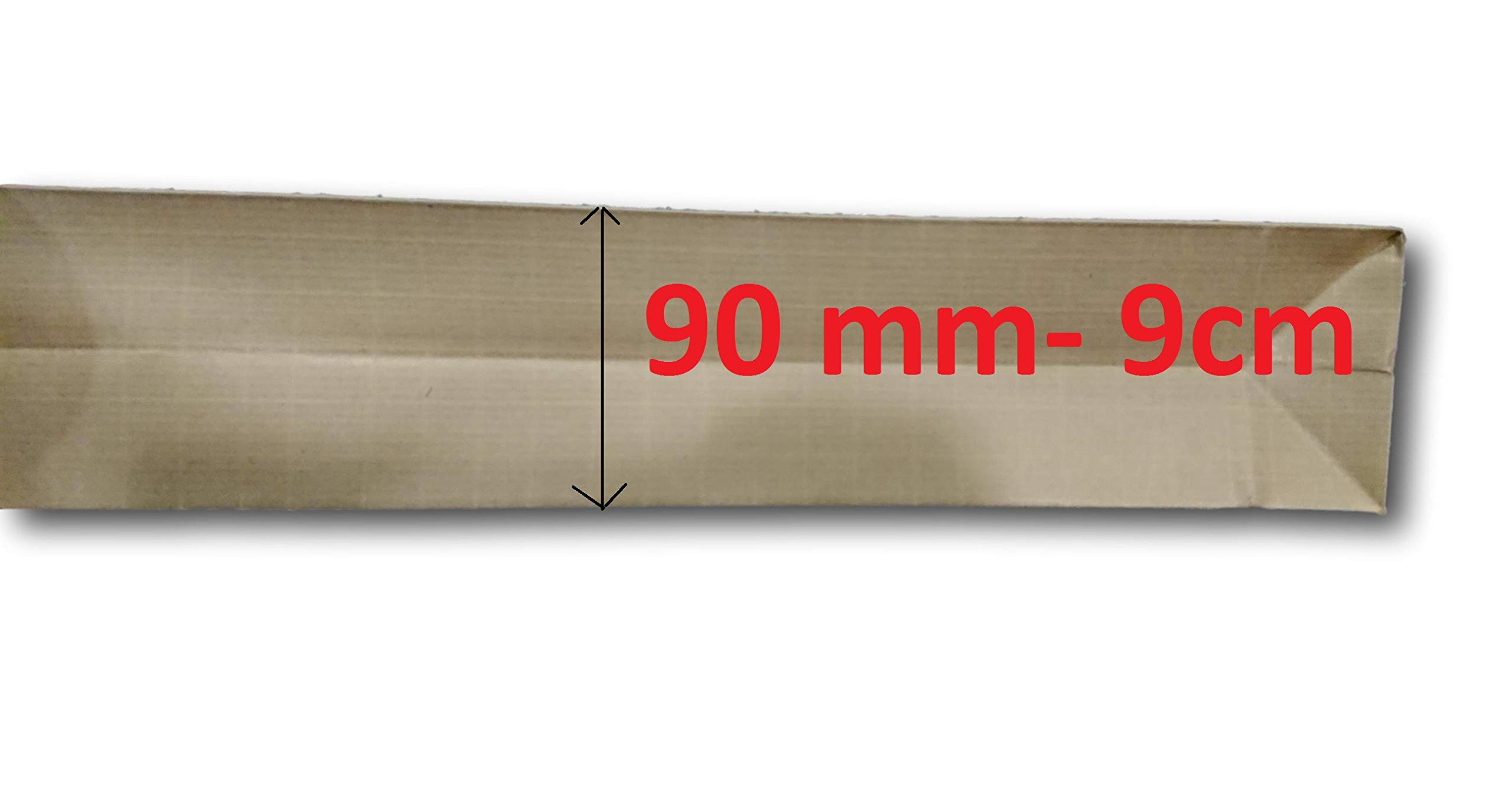 50 armata busta Kraft con soffietto 9 centimetri 280 x 410 millimetri 35g kraft sacchetto solido rinforzato strappo autoadesivo