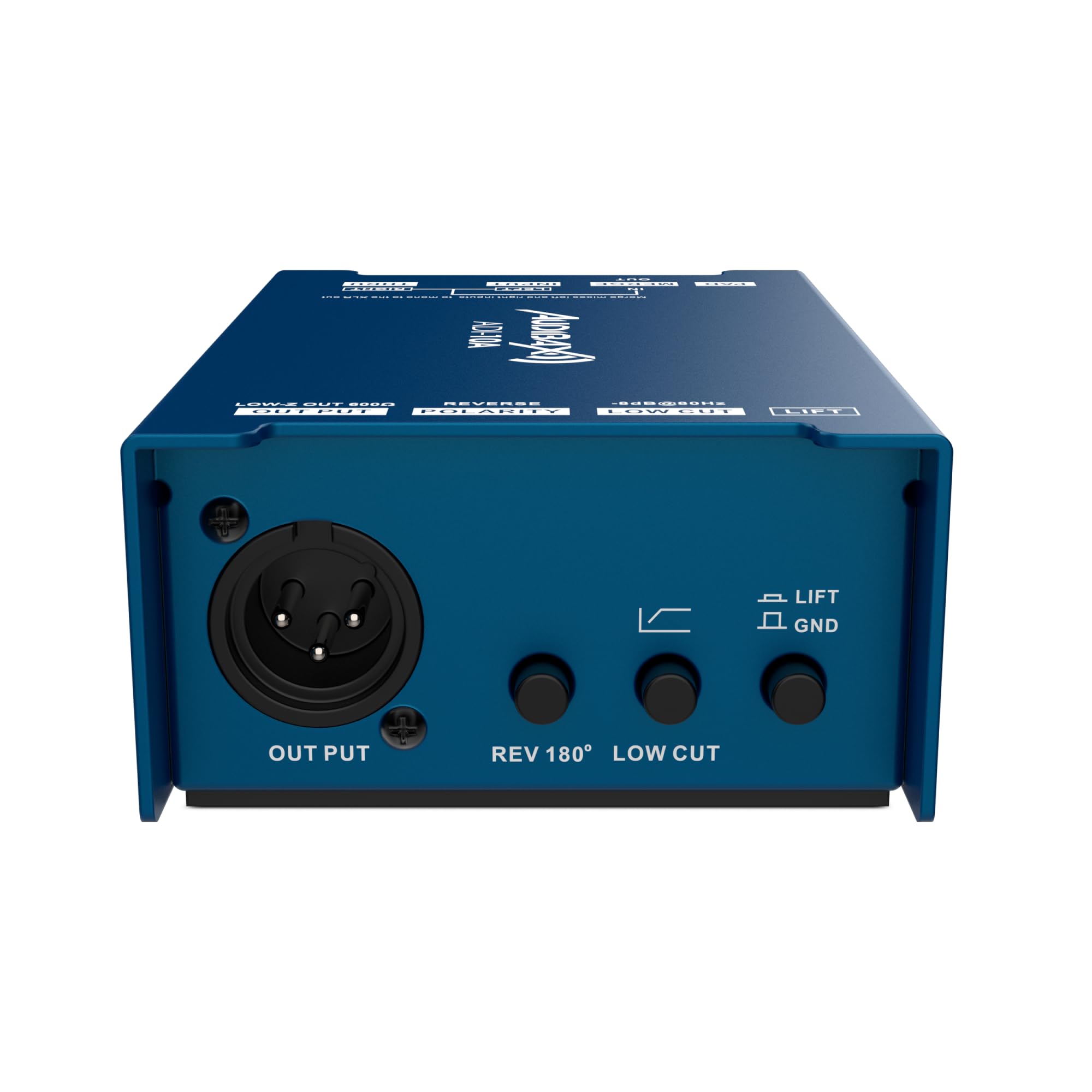 Audibax ADI-10A Caja DI Activa 48V con Alimentación Phantom