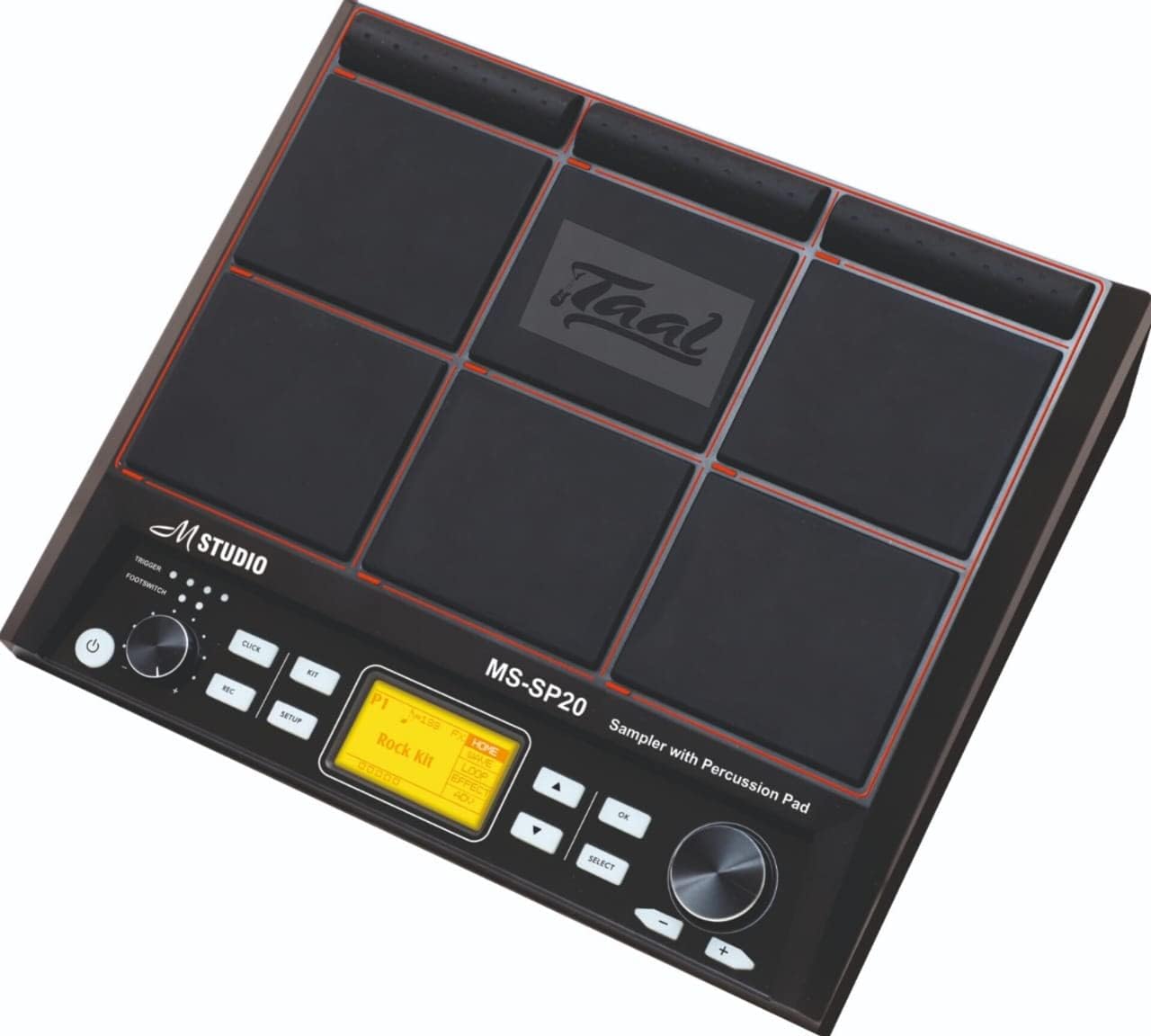 Taal Music M STUDIO MS-SP20 SAMPLER WITH PERCUSSION PAD – 512MB