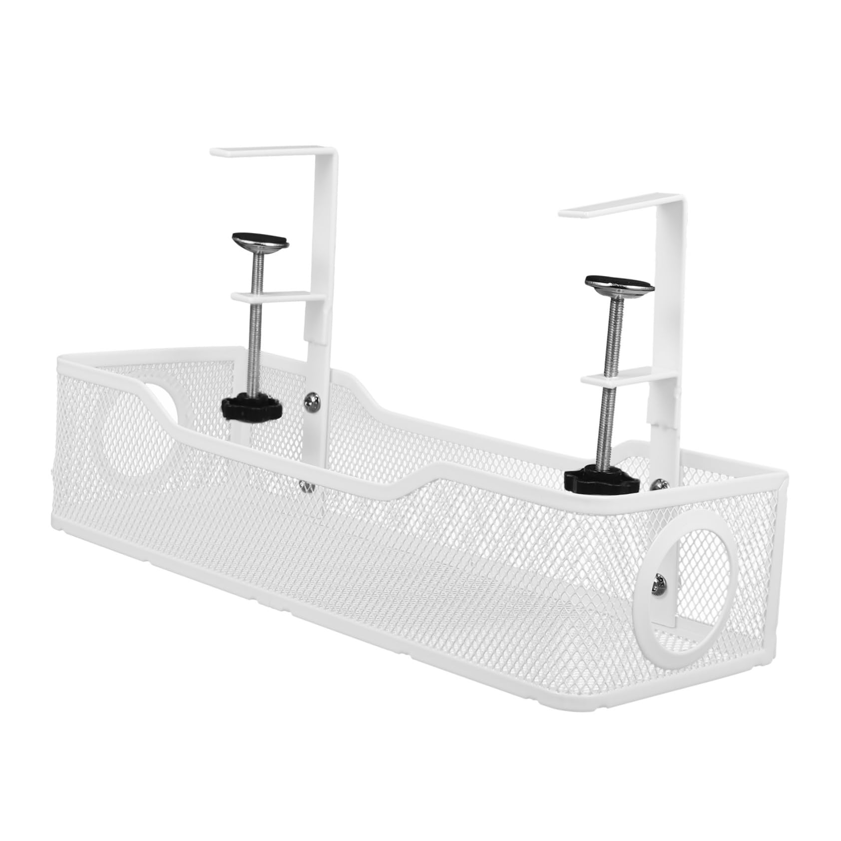 Homoyoyo Estante para Gestión De Cables Organizador Cables Cesta Debajo del Escritorio
