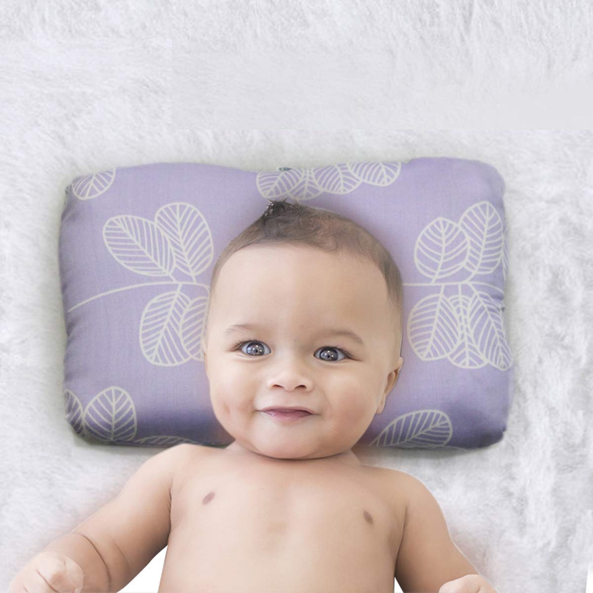 Kradyl Kroft Soft Applr Bio-Gen Head Shaping Foam Pillow for Infants