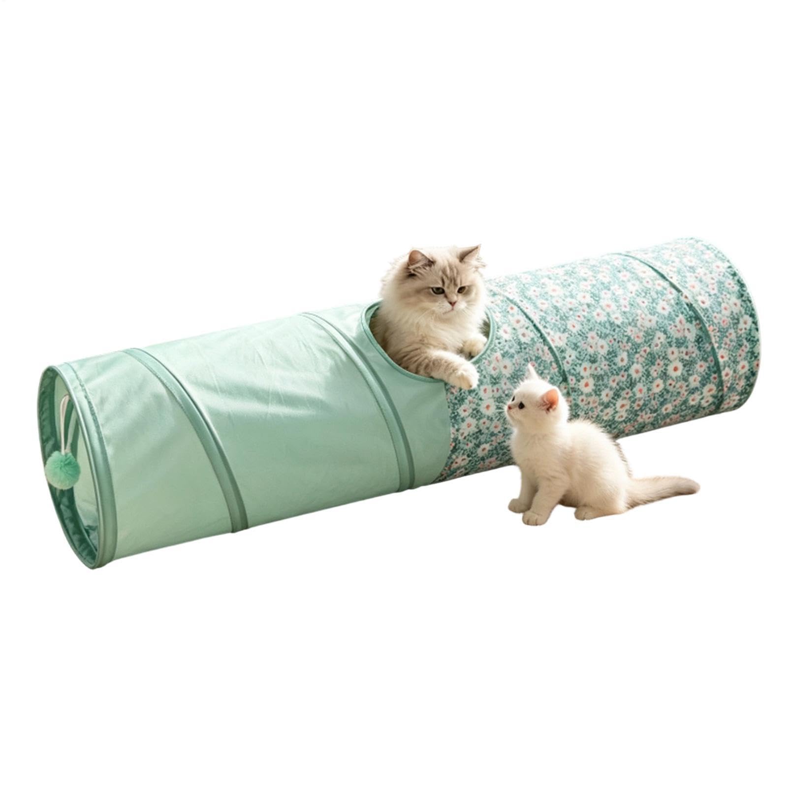 Cat Tunnel For Indoor Cats, Breathable Foldable Interactive Cat Toy