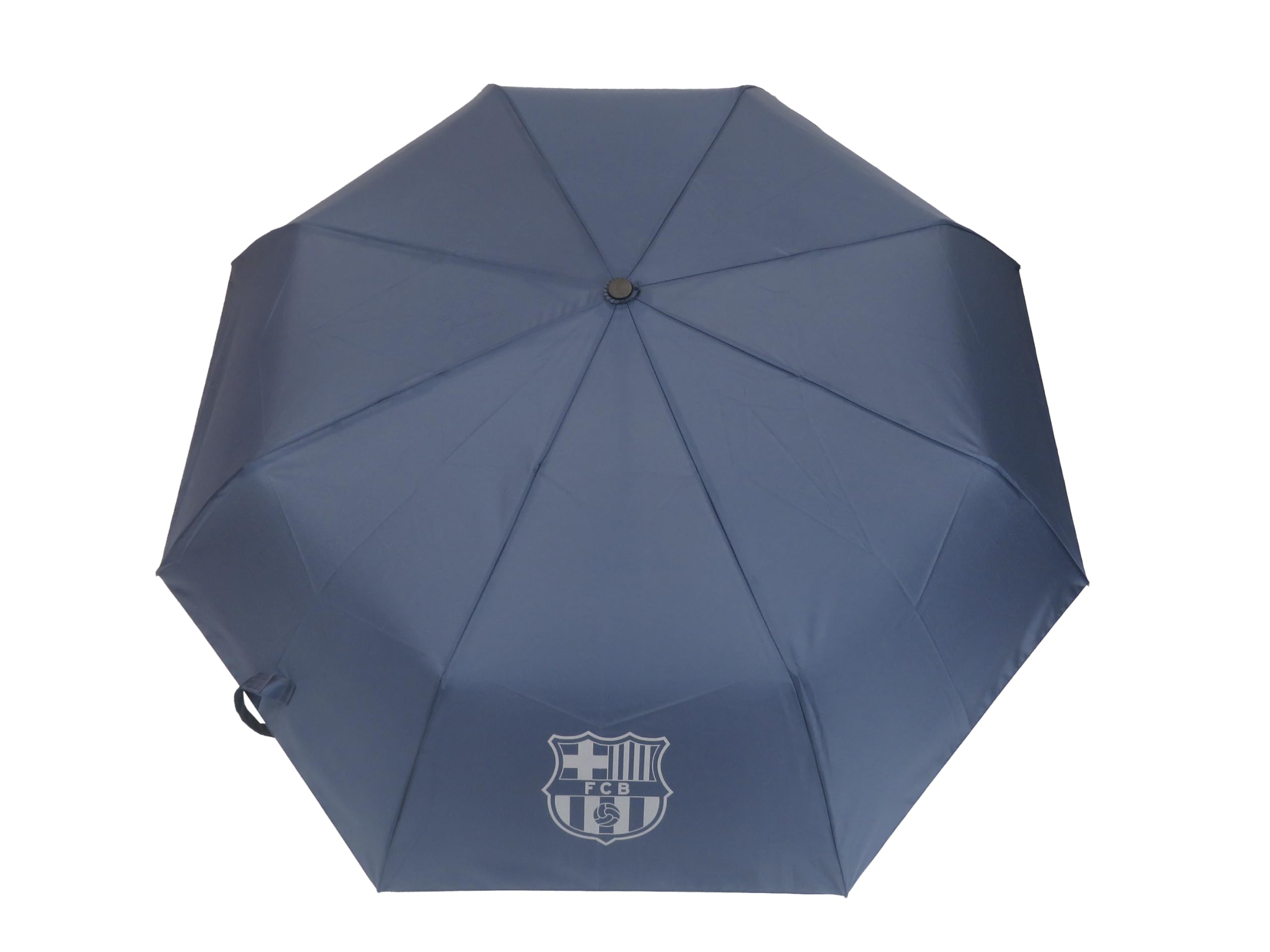 CYPBRANDS- FCBarcelona- Paraguas, Plegable, Paraguas Manual, 48 cm., Color Azul, Barça, Producto Oficial