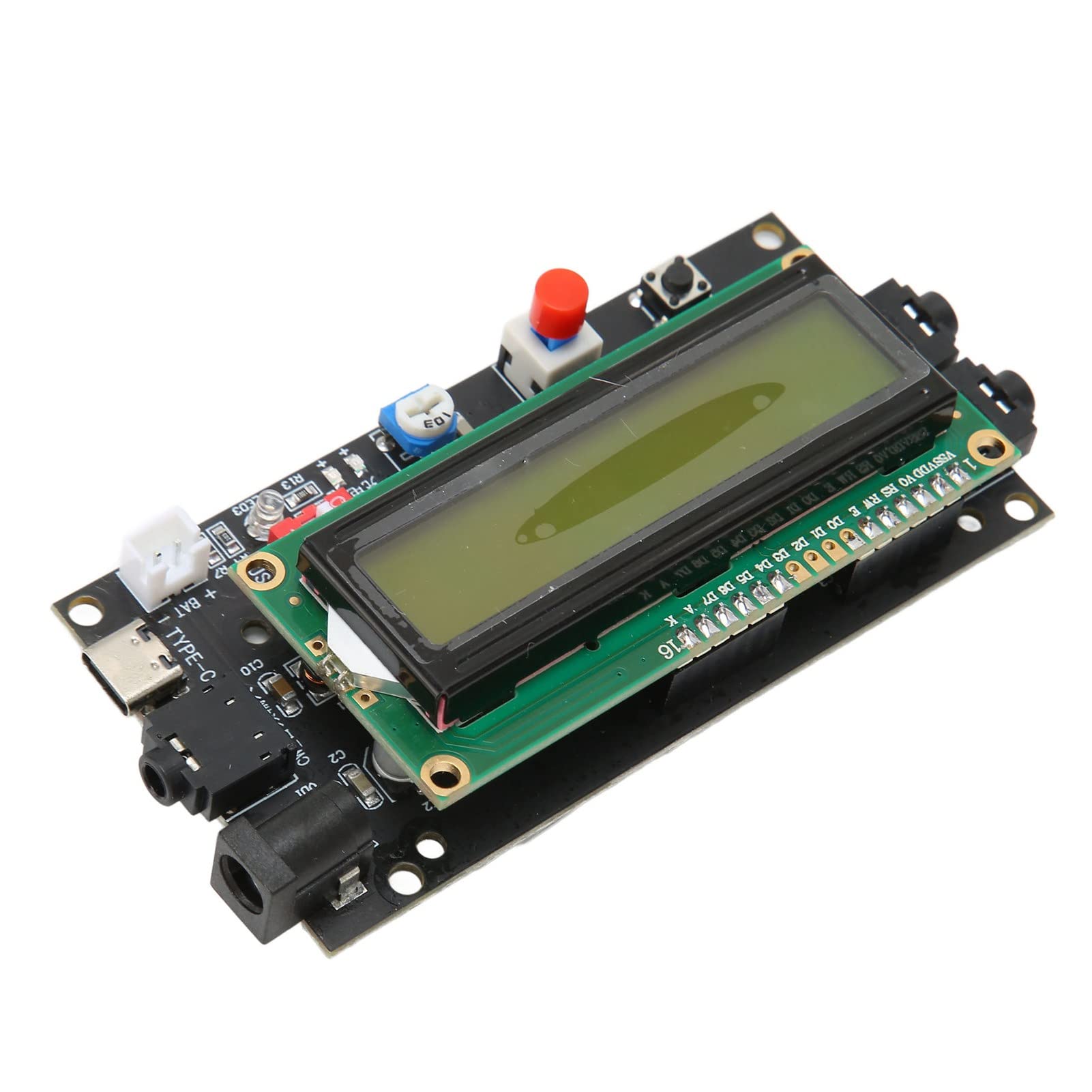 Decodificador CW, DC 7-12V 500mA Pantalla LED Lector de Código Morse Traductor con Función de Carga Ham Radio Essential CW Decoder