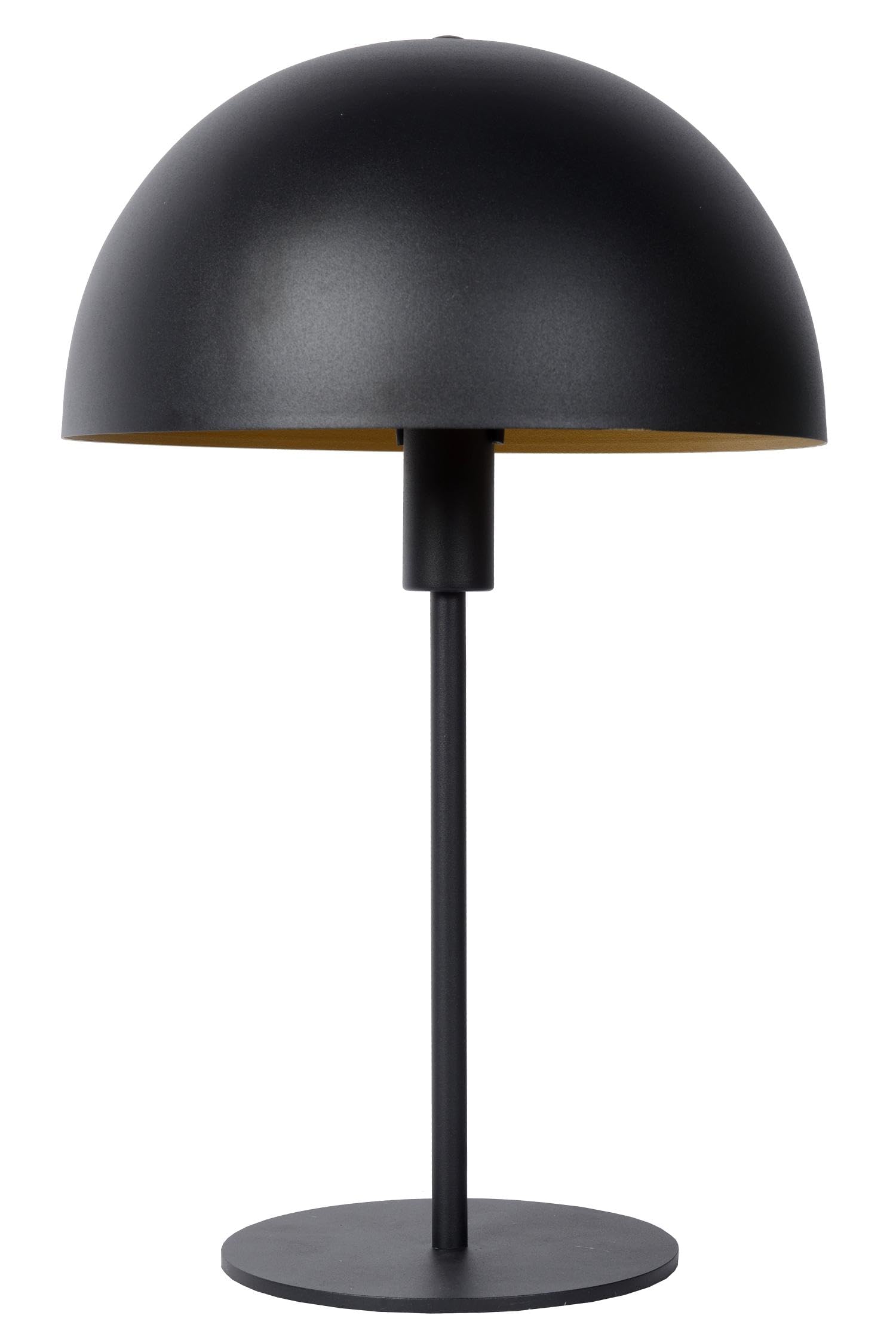 Lucide MALCOLM Tischlampe – 23 Cm, Schwarz, Höhenverstellbar, Mit E27 Fassung, Inkl. Schalter Am Kabel
