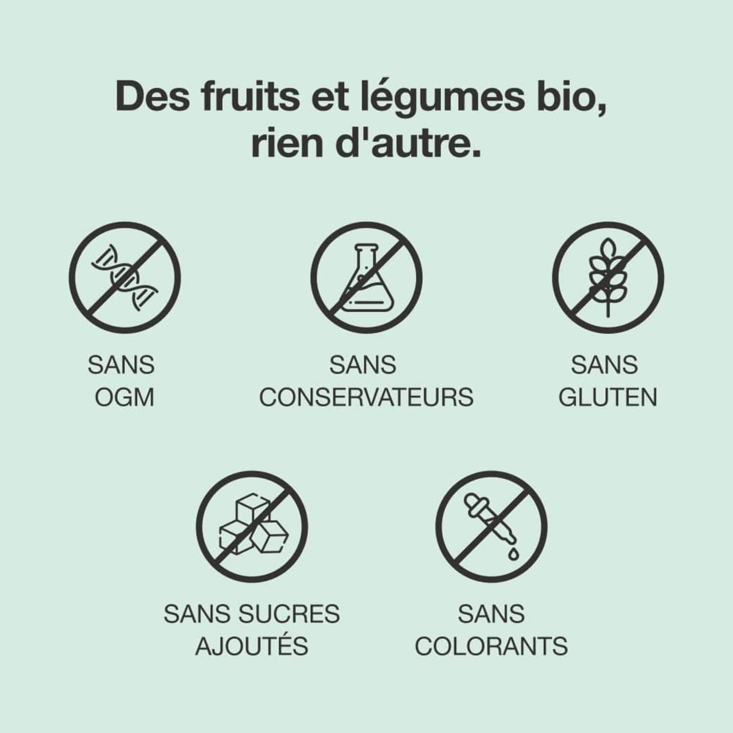 Fruggies® Kit Découverte – 7 Mélanges à base de Fruits et Légumes Lyophilisés BIO + Bouteille Réutilisable – 2,5 Portions par Sachet – Fibres Vitamines Minéraux - Sans Sucres Ajoutés Made in France