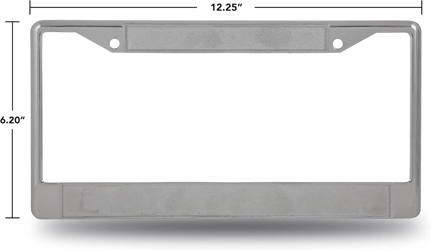 Rico Industries unisex Standard Chrome sports fan license plate frames, Team Color, 6 x 12.25- US : Sports & Outdoors