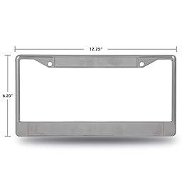Rico Industries NFL Football Seattle Seahawks 12 x 6 Silver Chrome Frame With Decal Inserts