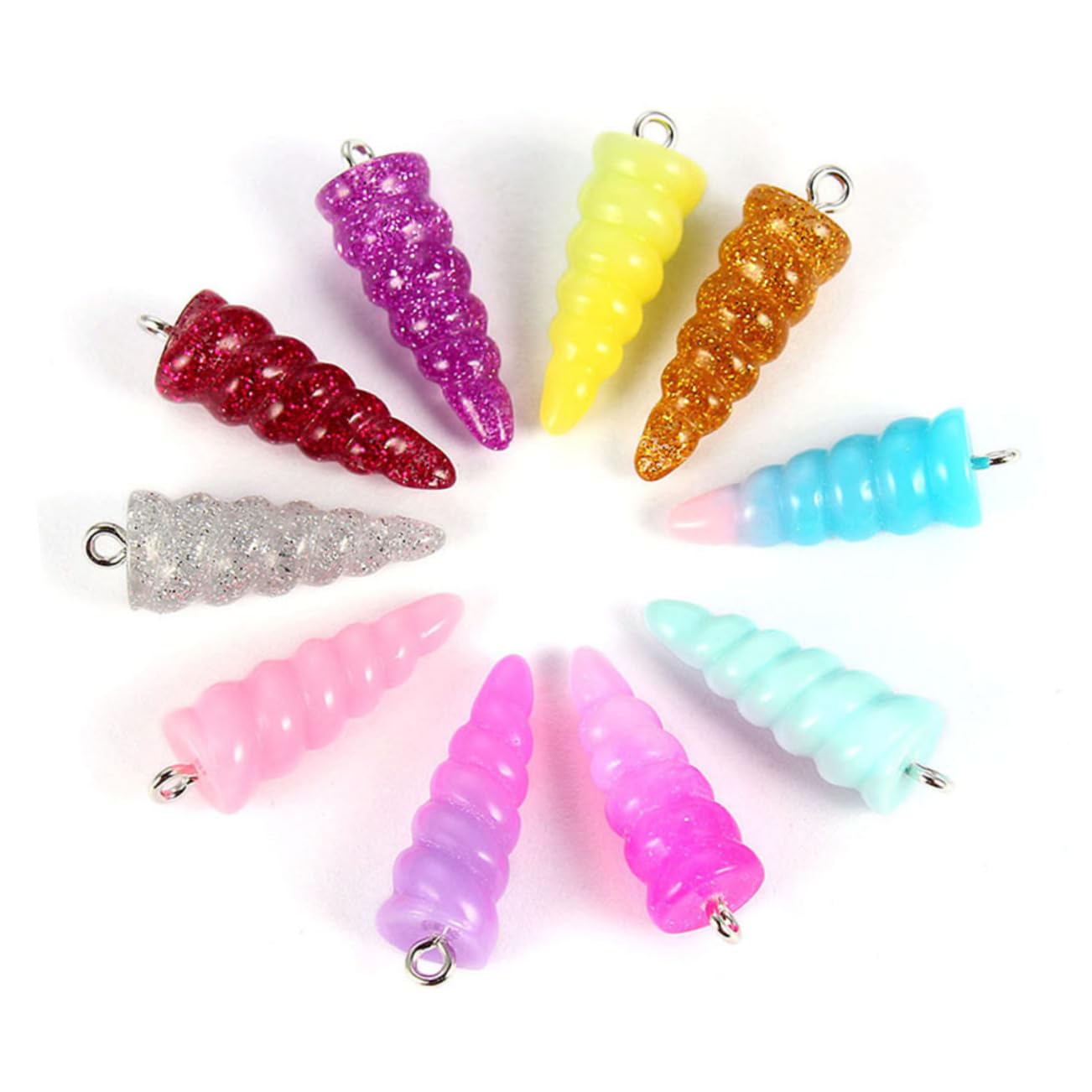 Lurrose 80 Pz Fascino pendente Accessori per creare gioielli fai-da-te Accessori per creare portachiavi ciondolo collana di gioielli fascino di caramelle artigianali pendente di fascino