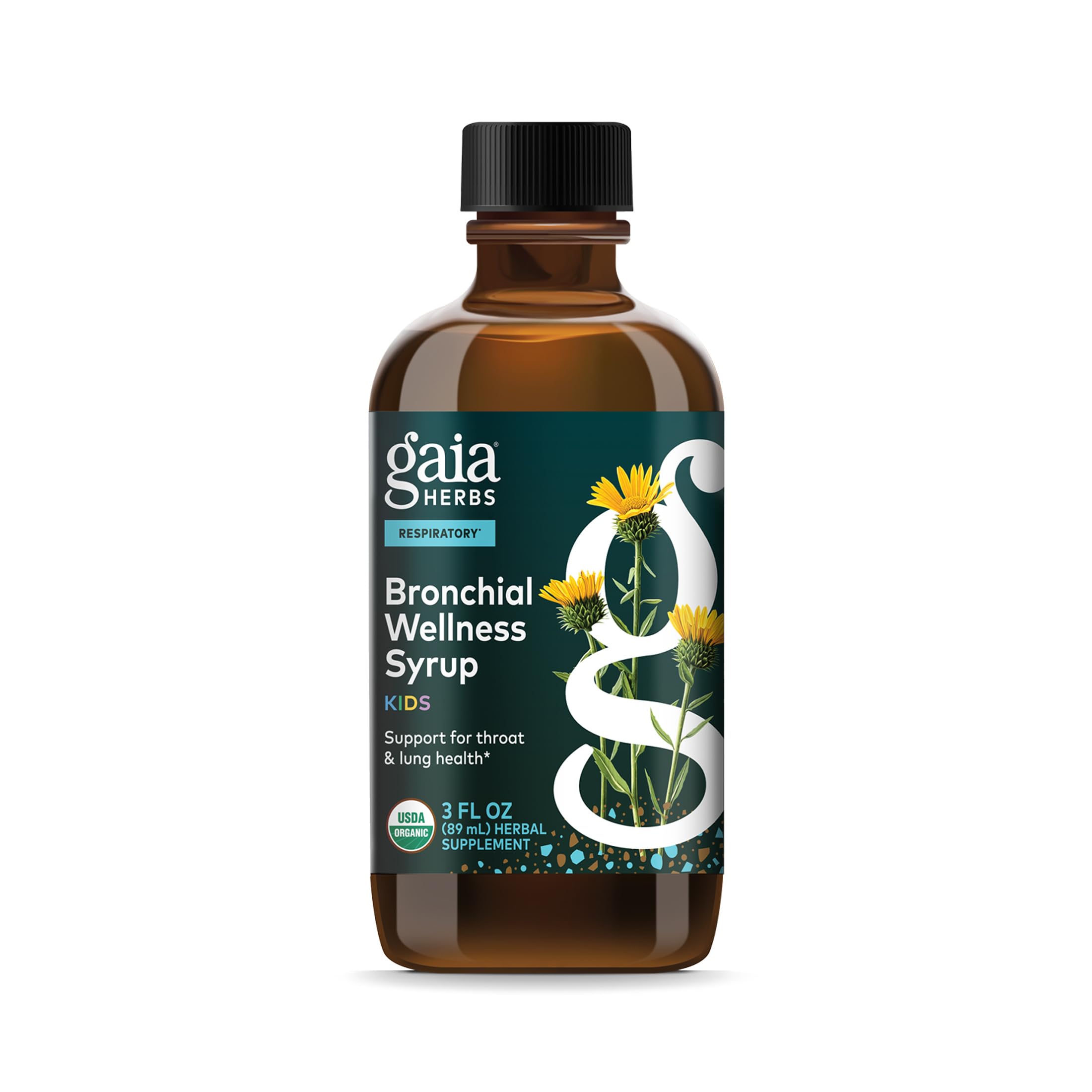 Gaia Herbs Bronchial Wellness Syrup Kids