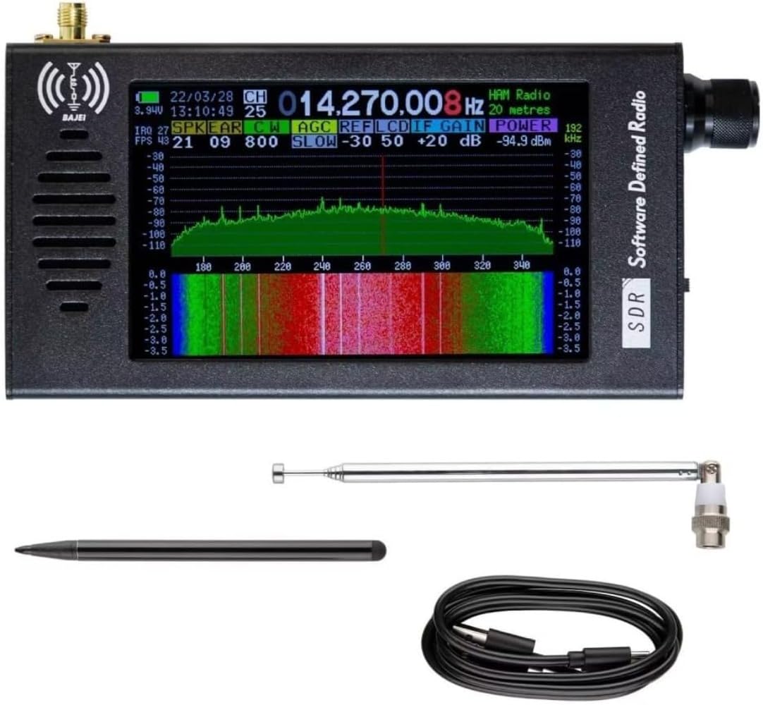 Amazon | HeartTrend ポータブル フルバンド SDR 受信機、100k-149MHz
