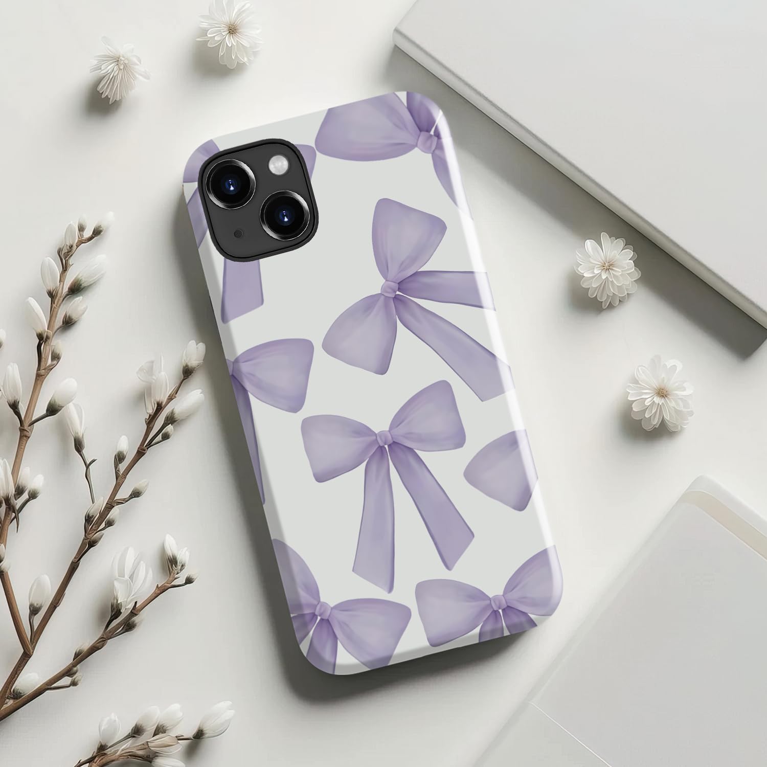 DEENAKIN for iPhone 13 Mini Case Cute,Wireless Charging,Trendy Floral image 4