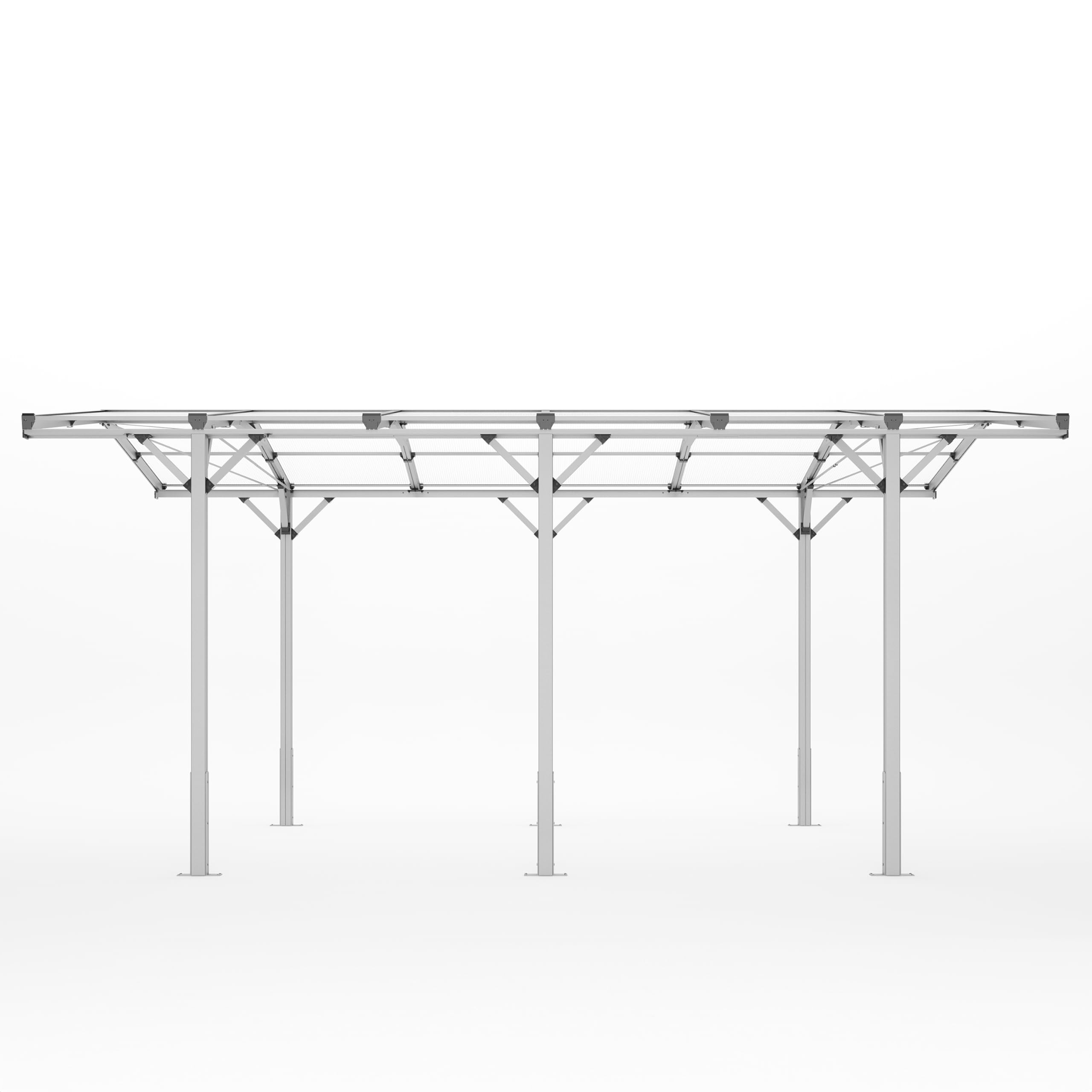 GFP Carport 2,85x5,05m Carport in alluminio Carport individuale