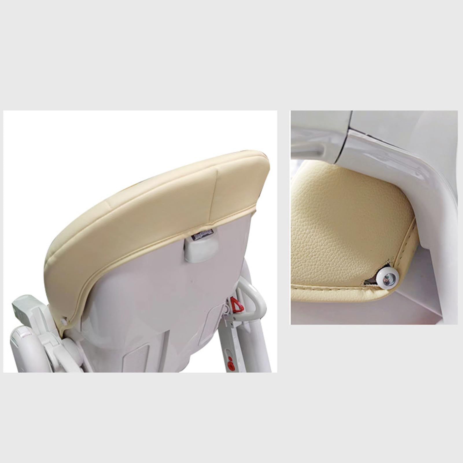 Rivestimento Per Seggiolone Universale - Cuscino In Pelle PU, Antimacchia E Lavabile - Foto 9