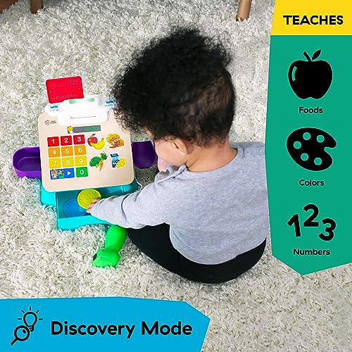 Image of Baby Einstein + Hape Magic Touch Toy Cash Register Pretend to Check Out Toy, Real Sounds and Music, Ages 1, 2, 3, 4+