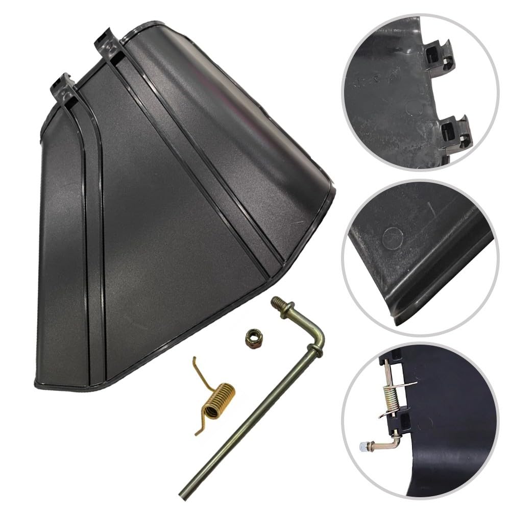 Kit deflector de cortacésped de 6.5 pulgadas Z5000 Z5020 Z5030 Z5040, cubierta de canal de descarga lateral con resorte y varilla 108-7895