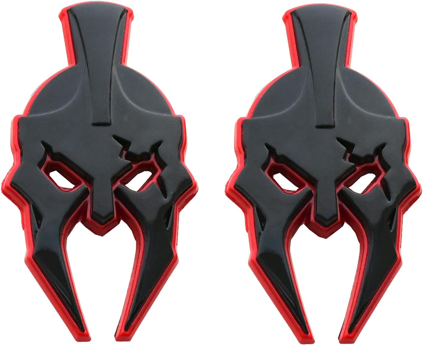 2Pcs Custom Gladiator Emblems 3D Badges Right Left Side Self-Adhesive Fender Stickers Replacement for JL Jeep Gladiator Silverado Sierra RAM Universal Car Vehicle, Truck, Motorcycle (Redline)