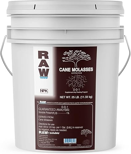 Miniatura 8 de RAW Melaza de caña de 10 libras, excelente fuente de carbohidratos, bioestimulante, refuerzo de la vida del suelo, azúcares 100% naturales