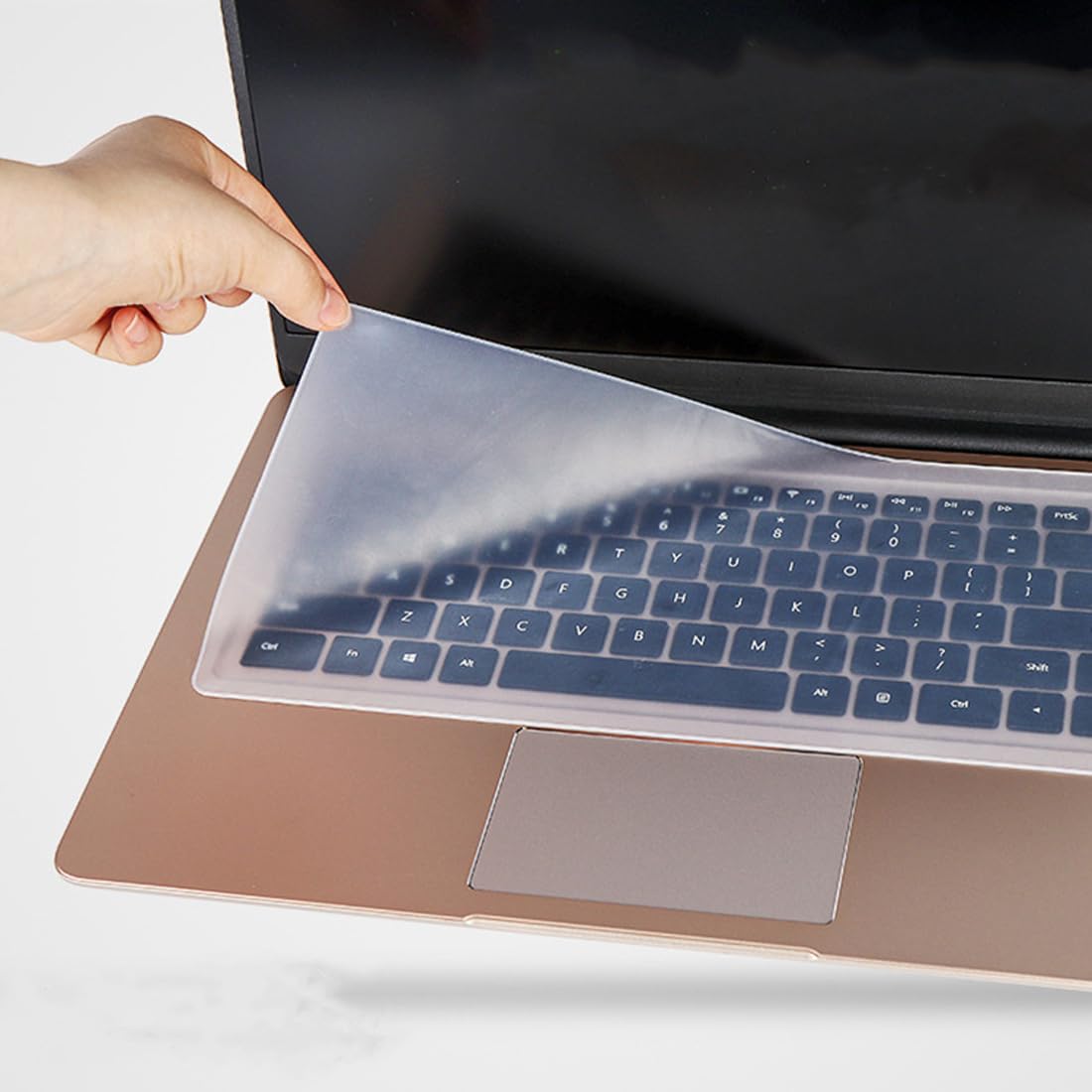 TNB Copritastiera in silicone per notebook 13/14'', Trasparente - Prodotti Pulizia Computer