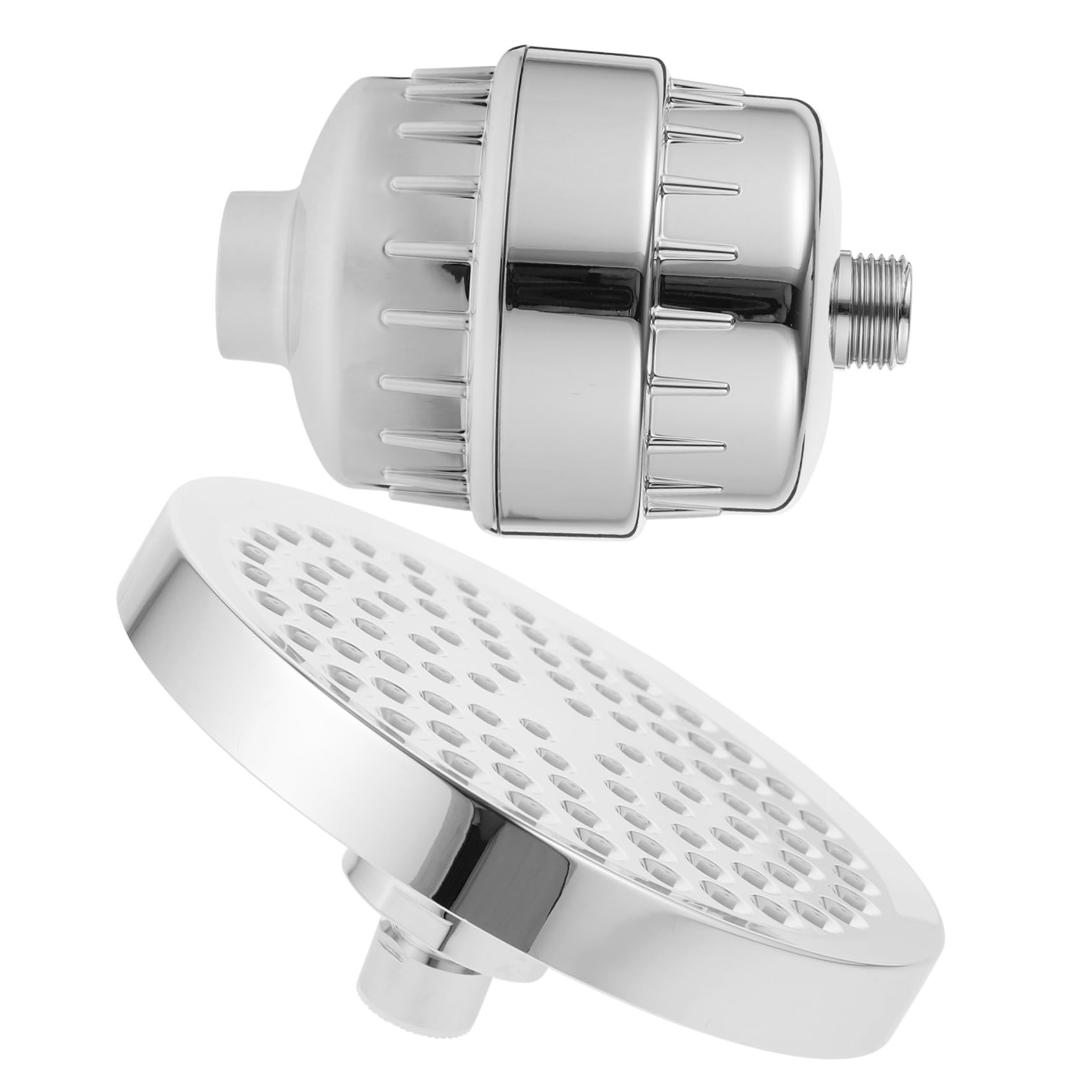 Filtro de Ducha 15 Niveles de Filtración y Cabezal Giratorio de 360 Grados, Material Abs y Algodón para Suavizar el Agua y Mejorar la Presión