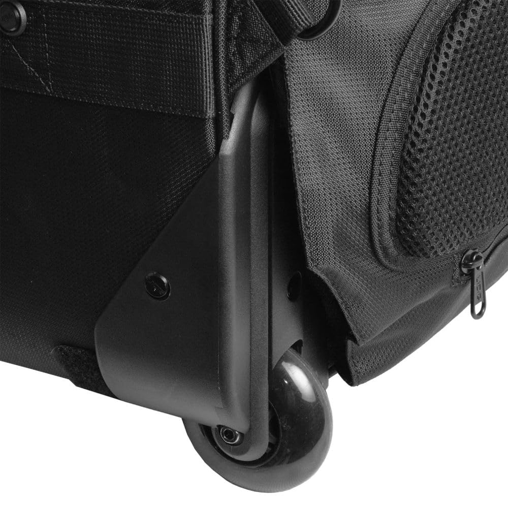 UDG Ultimate Producer Rucksack Trolley, Schwarz Orange (U9024BL/OR) | Multifunktionales Reisesystem; ausziehbarer Trolleygriff; gepolstertes Laptopfach; wasserabweisendes Nylon