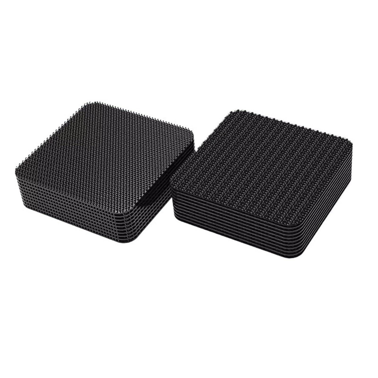 KXFVYNE Car Foot Mats Fixed Stickers Self Adhesive Fastener Carpet Mat Fixing Sticker Anti-Slip for Home Office Paste(10 Packs)