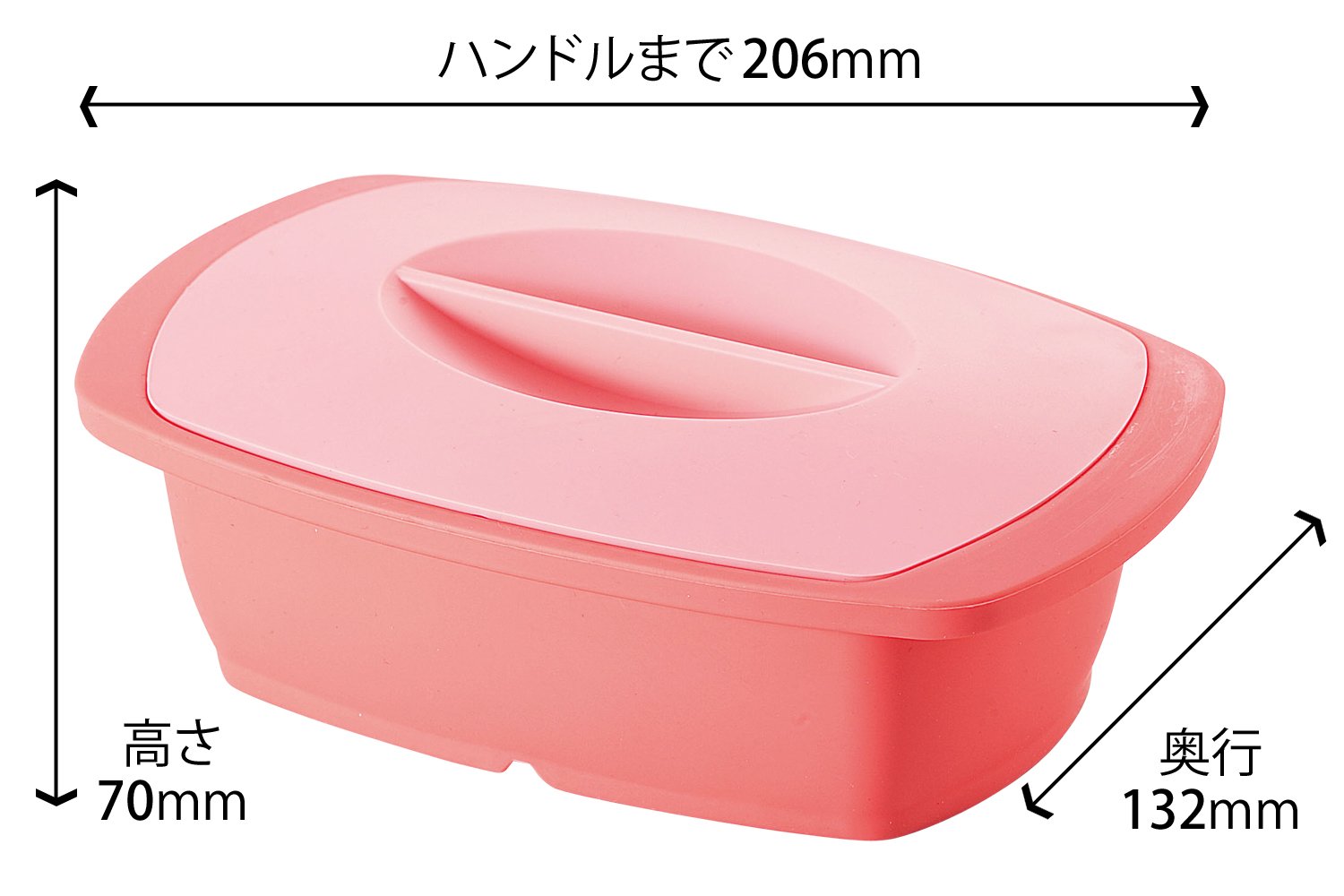 Uśmiechnięty kolorowy silikonowy parowar M (różowy różowy) CM-8745 (importowany z Japonii / Opakowanie i instrukcja są napisane w języku japońskim)