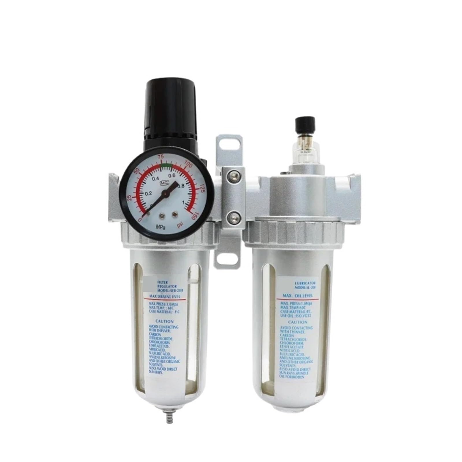 Séparateur huile-eau SFC400 à noyau en cuivre pour un air comprimé haute pureté