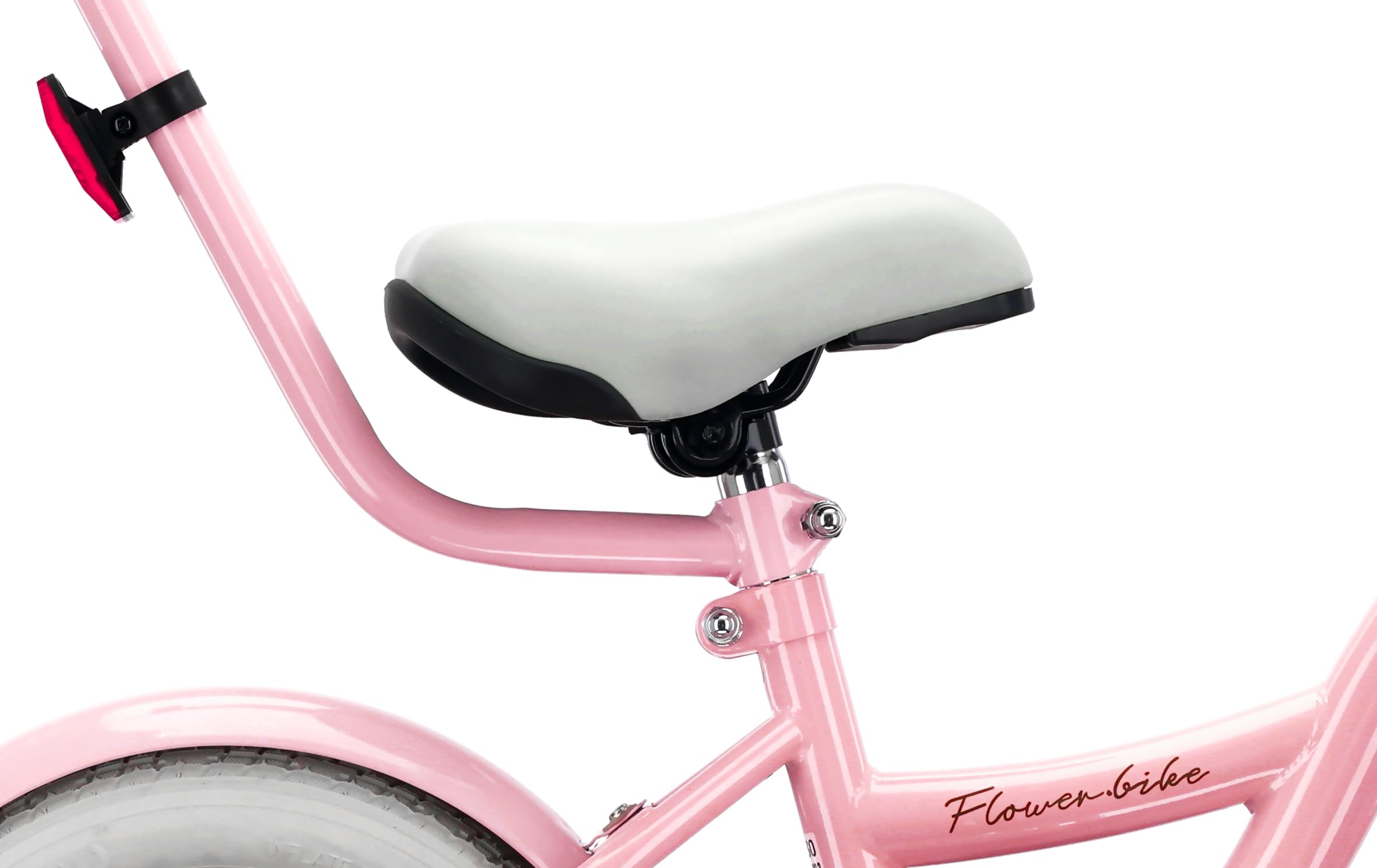 sun baby Flower Bike Vélo Enfant Fille 12/14/16 Pouces, avec Petites Roues, Barre de Poussée, Panier, Sonnette, Frein V-Brake