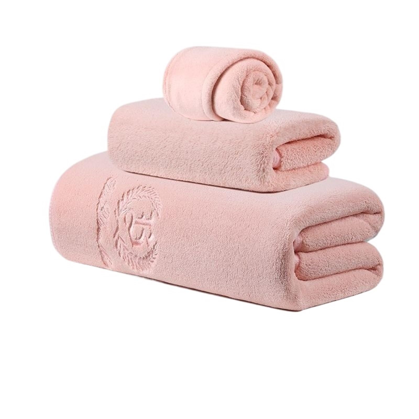 Juego de toallas de baño absorbentes EDQPLL de algodón para ducha y manos