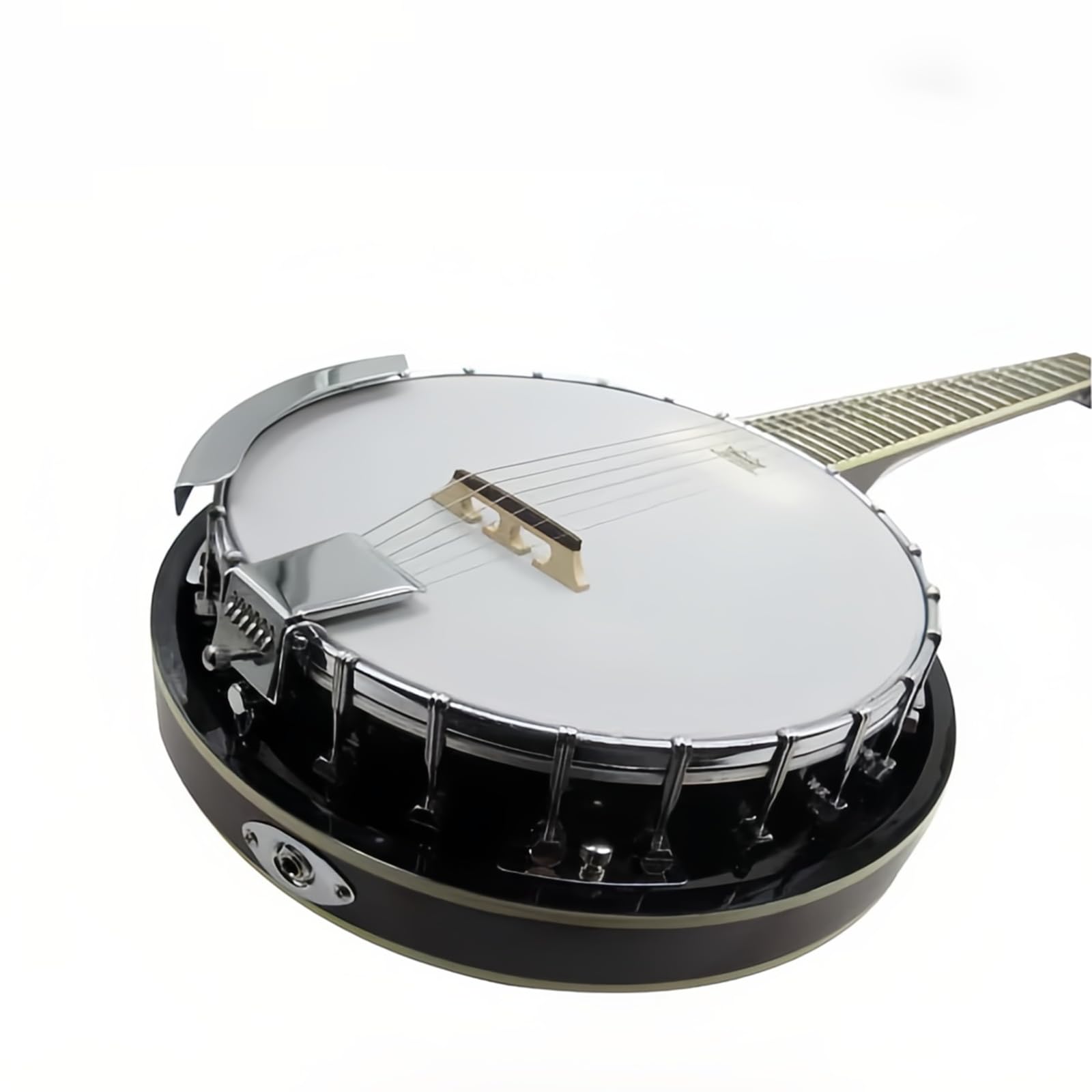 Banjo Acustico-Elettrico a 6 Corde, Banjo-Chitarra, per Principianti, Bluegrass, Folk, Country E Rock, da Viaggio