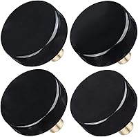 Vista 5 de Rockcloud Paquete de 2 pomos de piedra de obsidiana de cristal natural para cajones, tiradores de puerta de armario con tornillos, accesorios